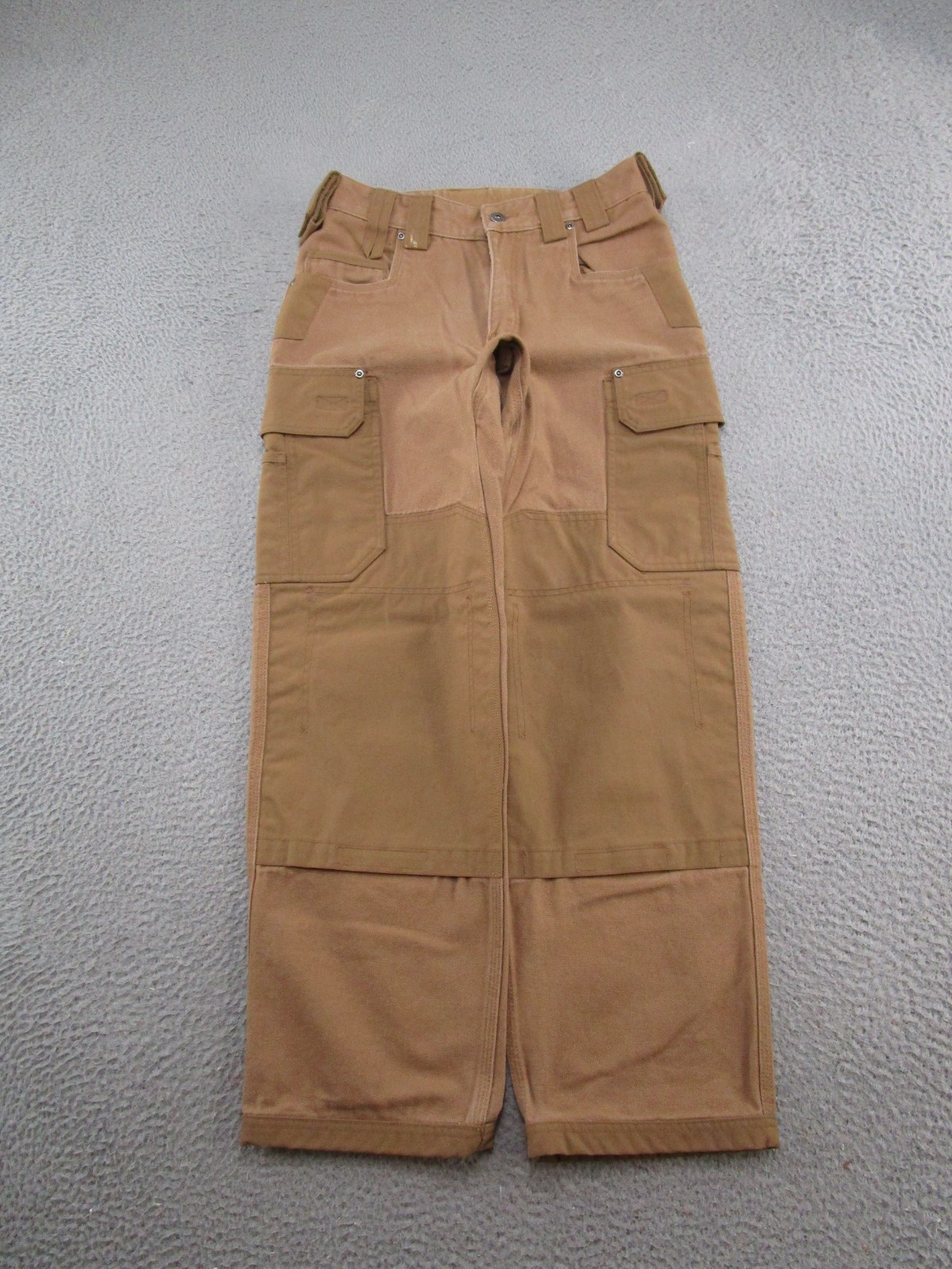 Duluth Ultimate Fire Hose Work Pants Mens 30×30 Cargo Canvas Double Knee EUC