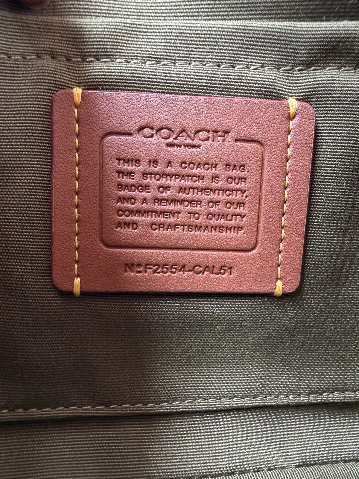 NWT Coach Teri Shoulder Bag CAL51 Olive Green Gold Hardware Signature