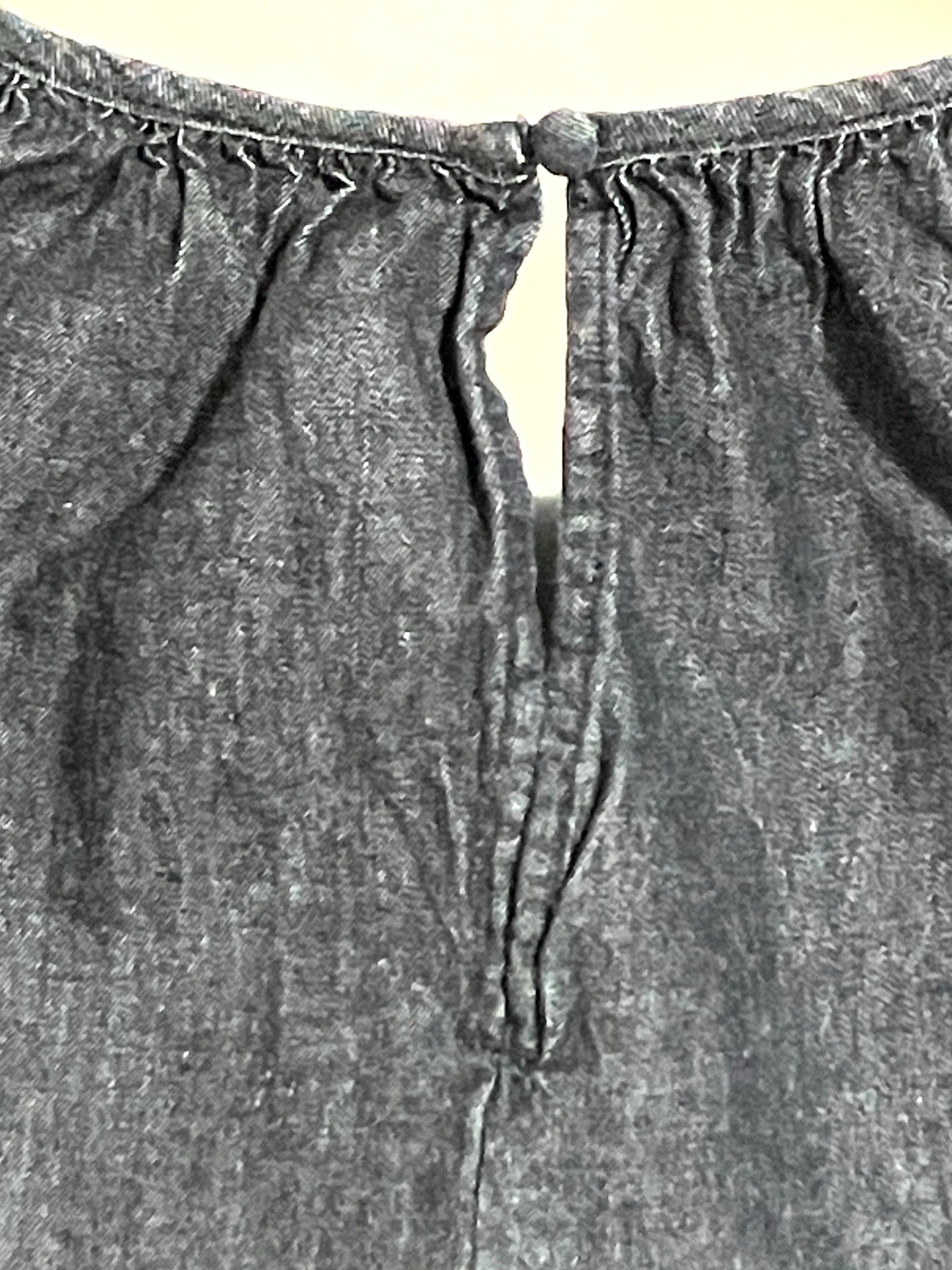 Lane Bryant Womens Size 16 Tunic Blouse Top Smocked Flutter Sleeve Boho Peasant