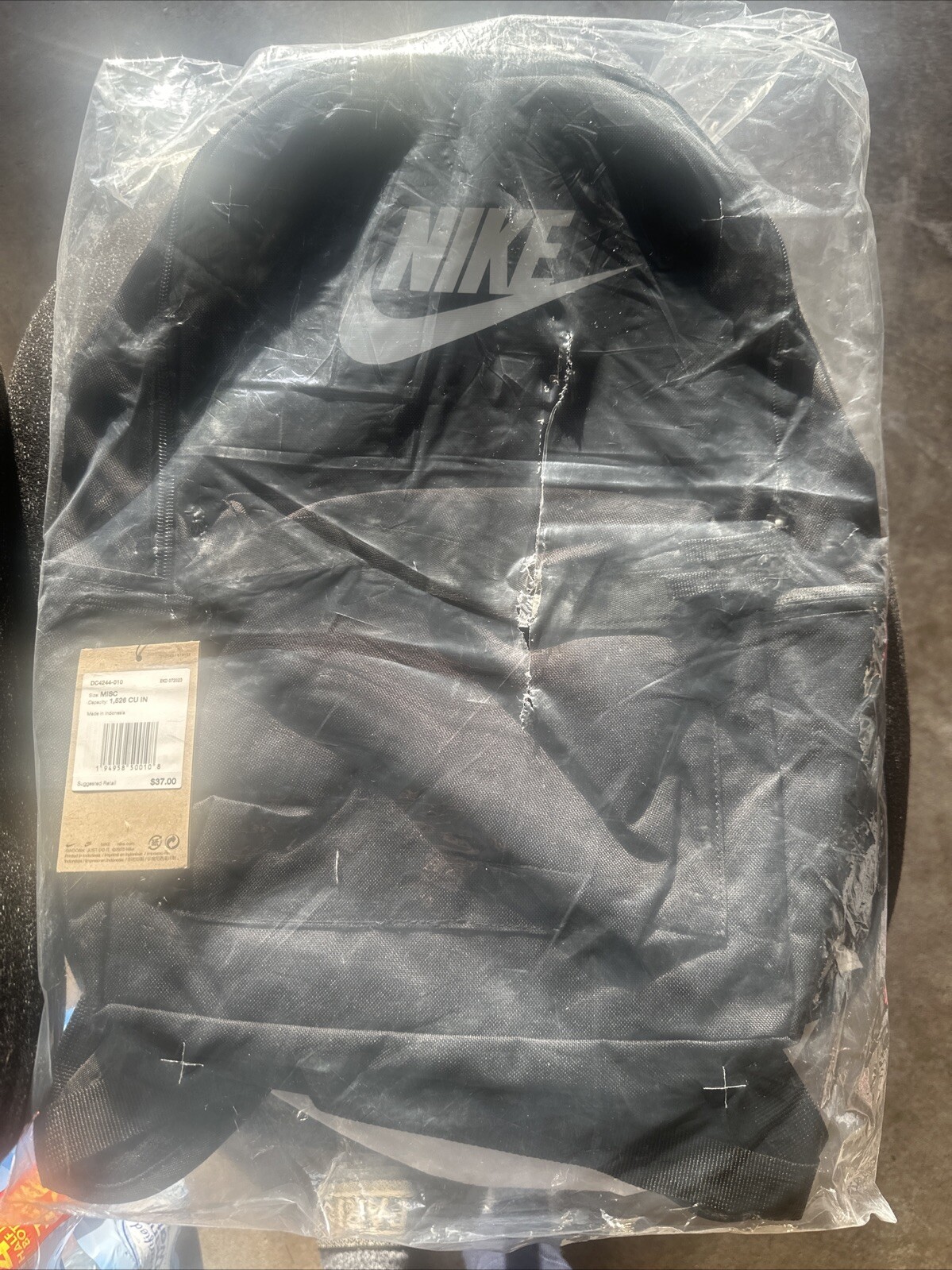 NIKE BRASILIA MEDIUM BACKPACK (24L) BLACK SCHOOL SPORT BOOK BAG DH7709-010 NEW