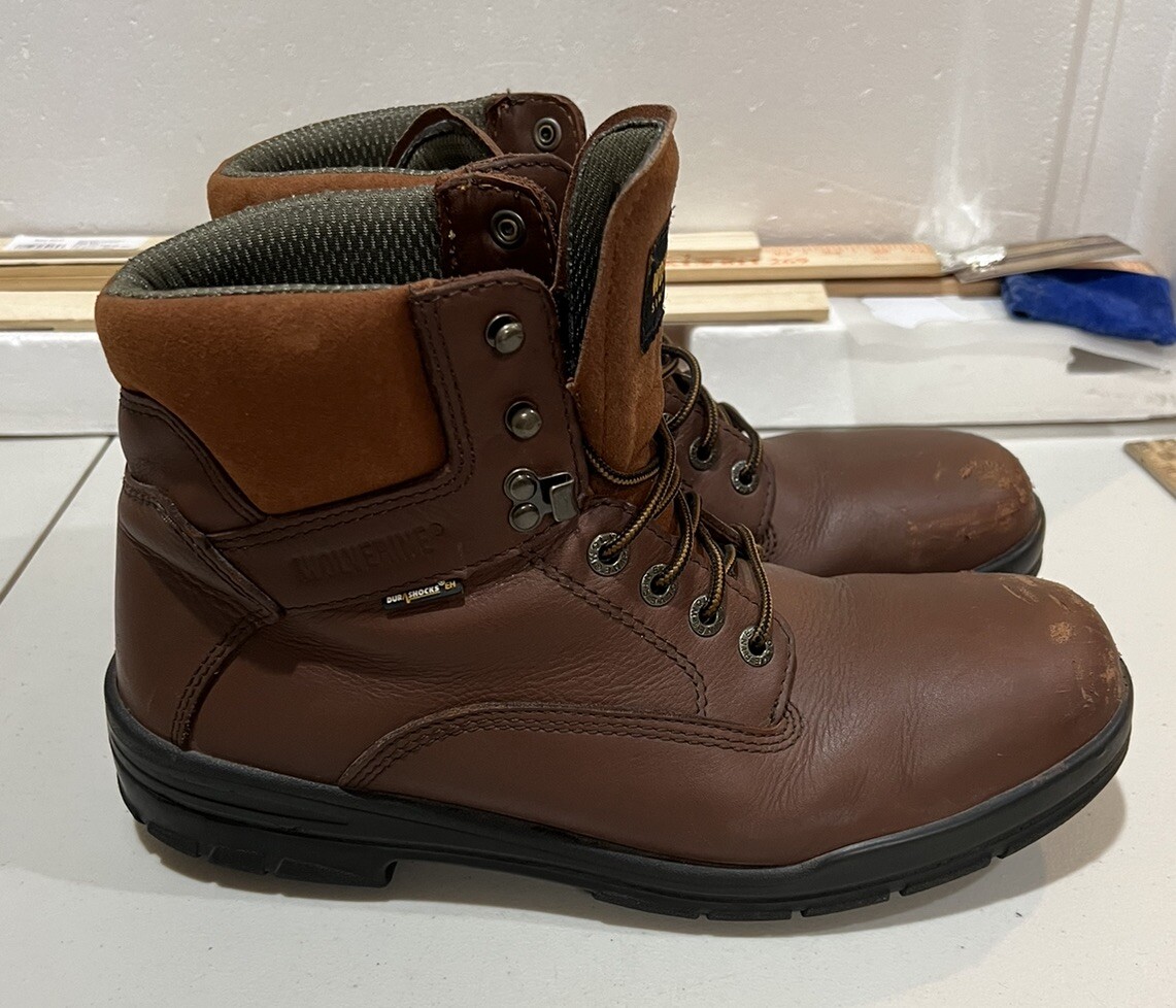 Wolverine Sz 12M 6″ Durashock Steel Toe Work Boot W03120 ANSI/ASTM I75 C75