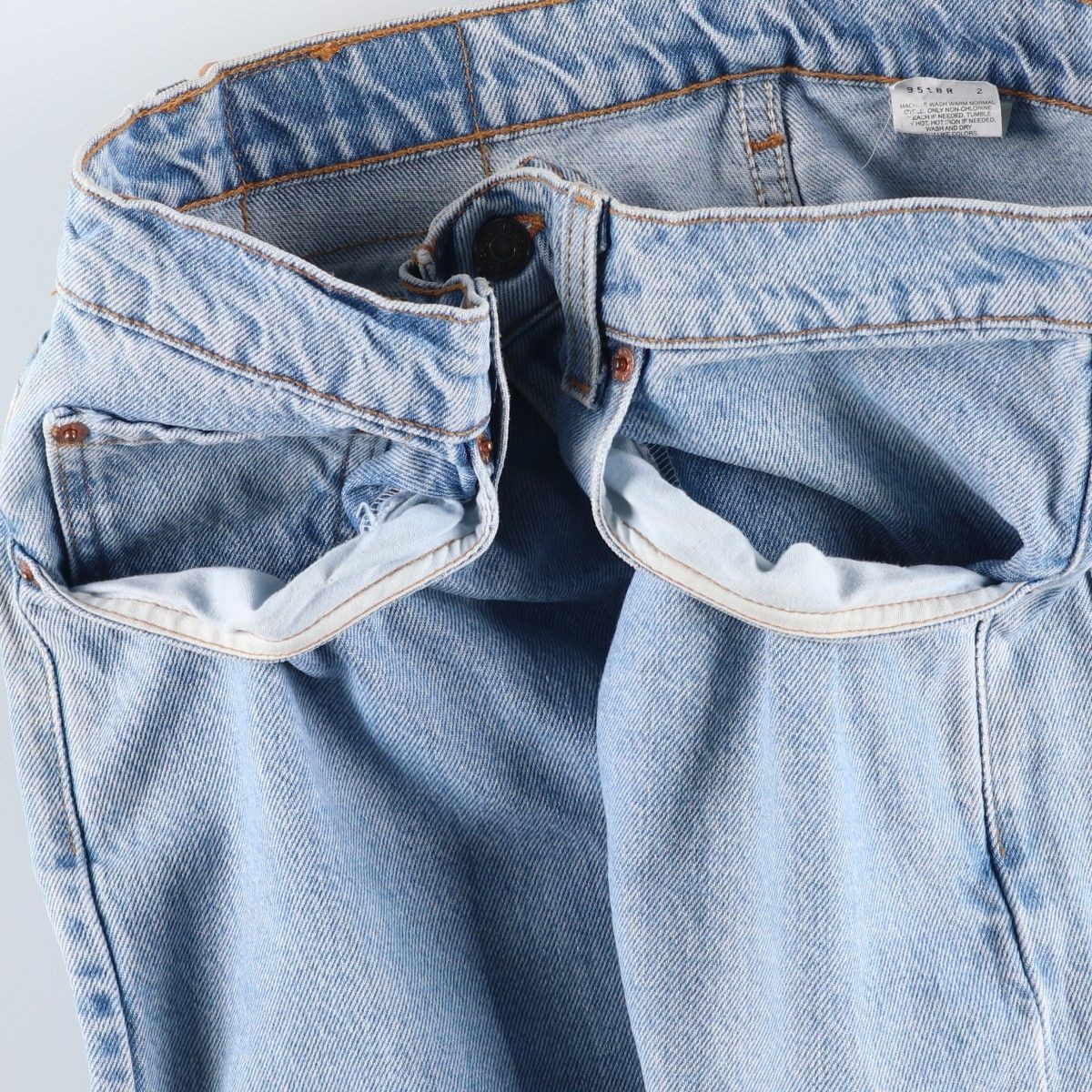 Used Levi’s 00505-4834 Regular Fit Straight Leg Tapered Denim Pants Made in …