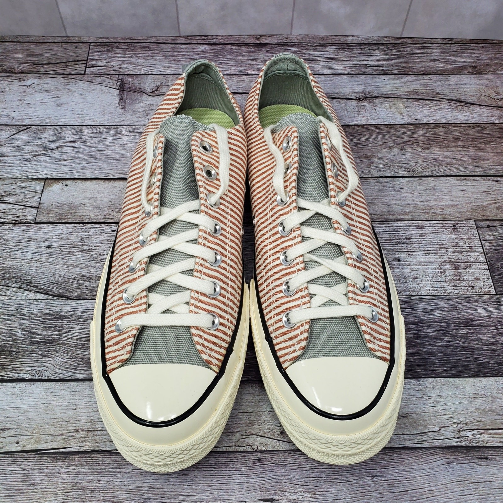 Converse Chuck 70 Crafted Stripe Low Top Canvas Men’s Size 10 Women’s 12 A00474C