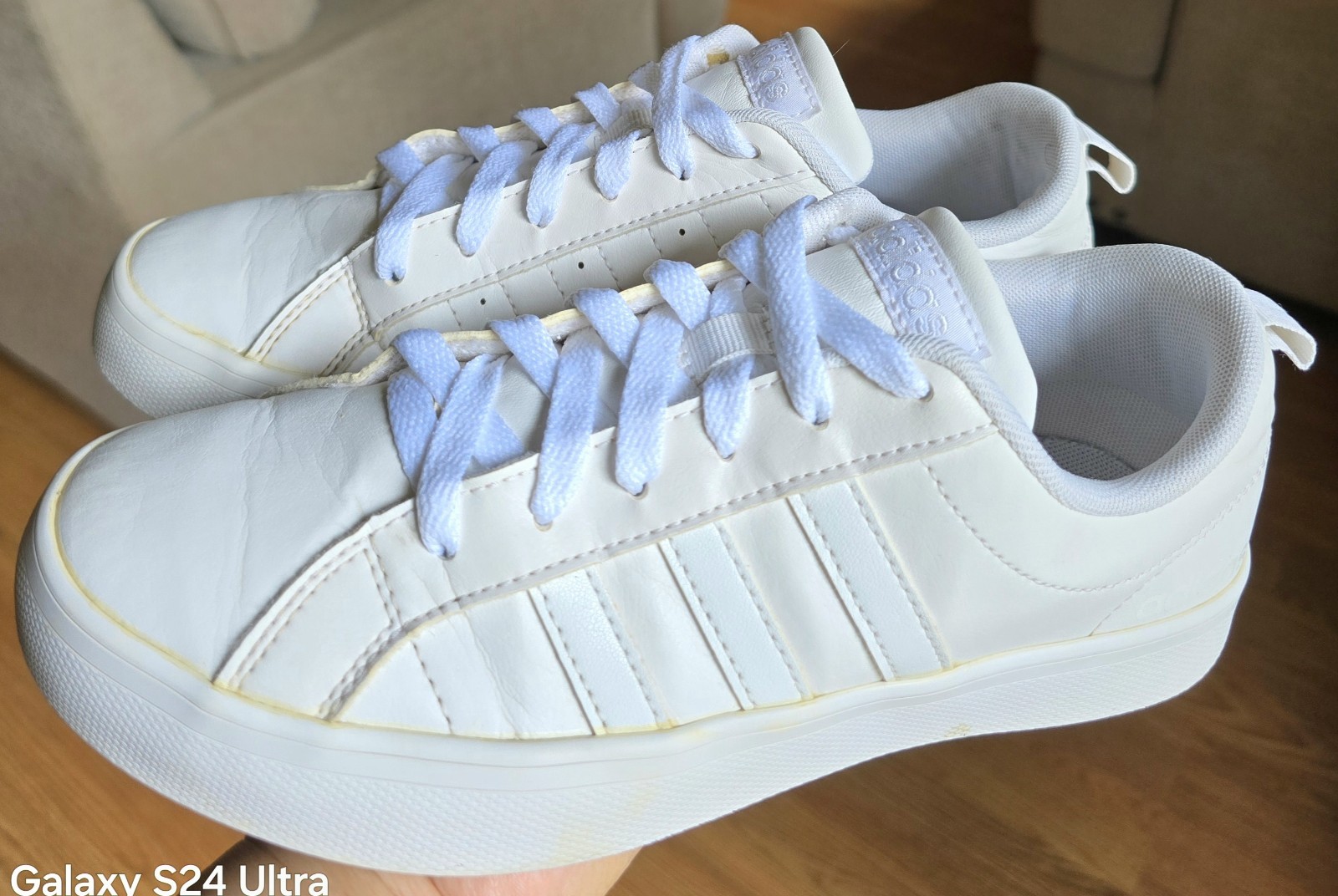 Adidas VS Pace 2.0 Leather Women’s Casual Shoes, Sz 6