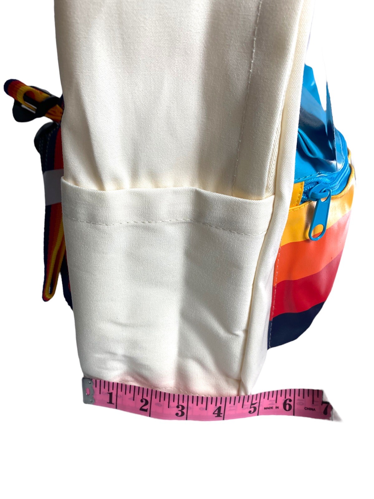 ALDI Gear Backpack Cream Rainbow 09/2023 Release Padded Laptop Inner Sleeve NEW