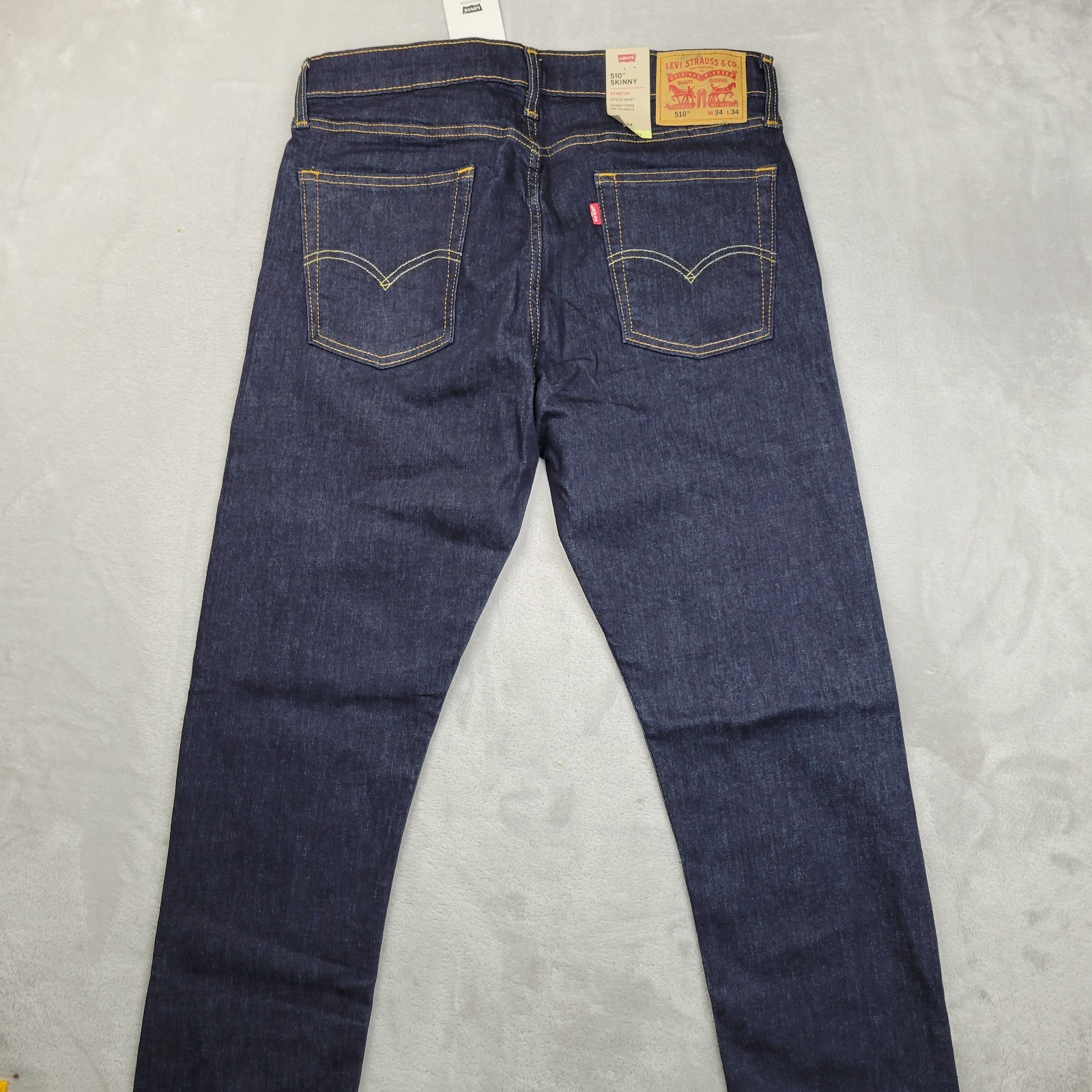 Levis 510 Jeans Men Skinny Hip Dark Wash Stretch Denim Pants 30-32-34-36 New Tag