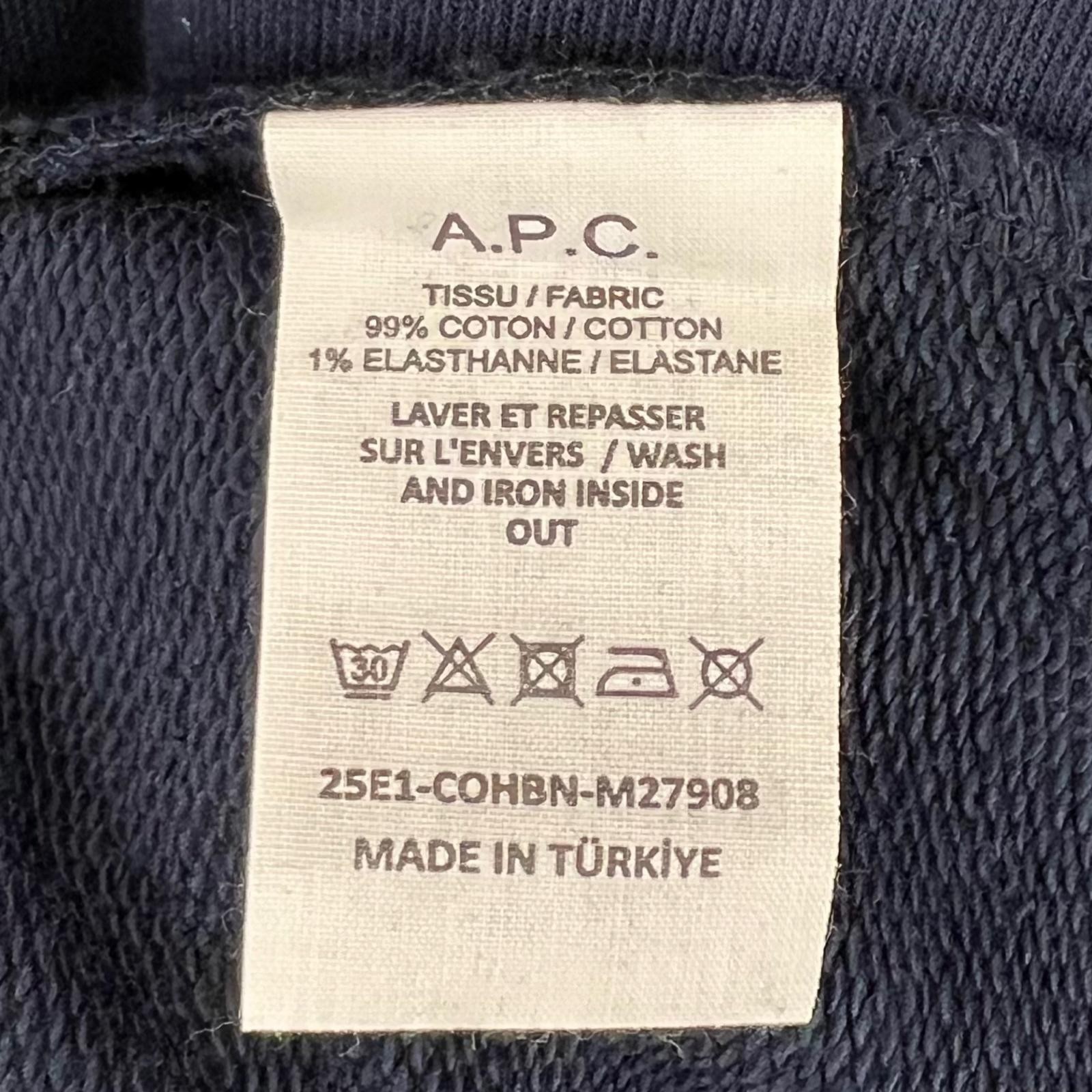 A.P.C. Standard Grand VPC Plain Parker Navy mens XL【used】