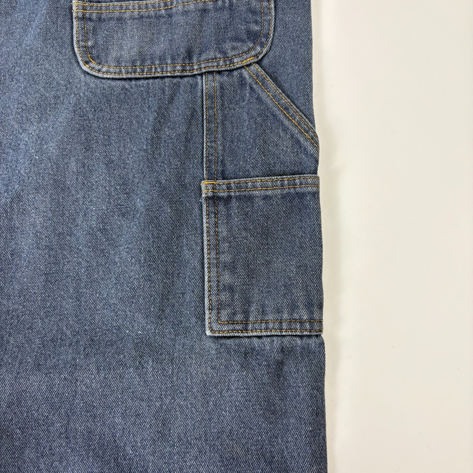 Vintage Key 2000’S Y2K Relaxed Fit Dark Wash Denim Carpenter Jeans W40 x L32