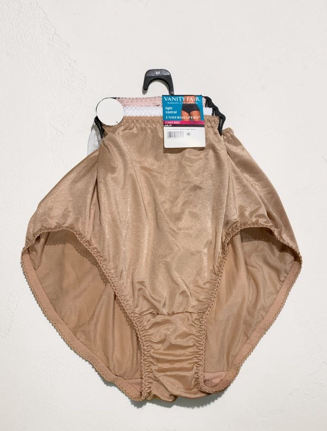 Vanity Fair 3 Pack Plus Size 4XL/11 Radiat Collection Light Control Undershapers