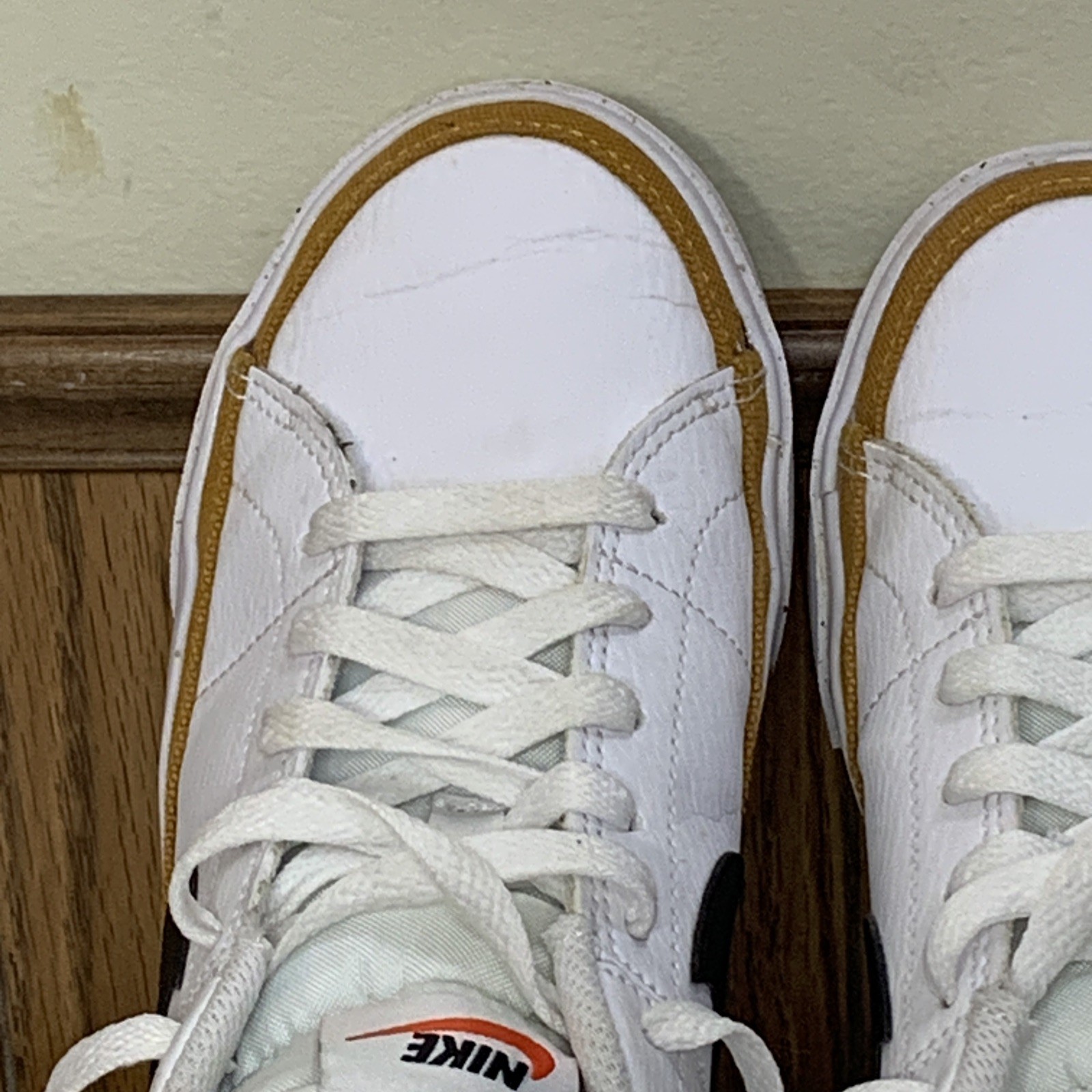 Nike Court Shoes Sneakers Size 7 Next Nature DH3161-100 White Desert Ochre