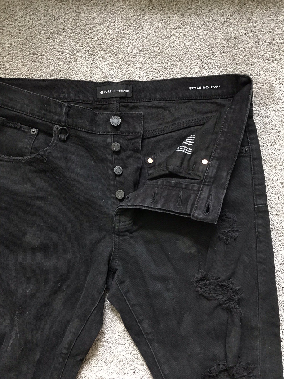 Purple Brand Jeans Black size 34