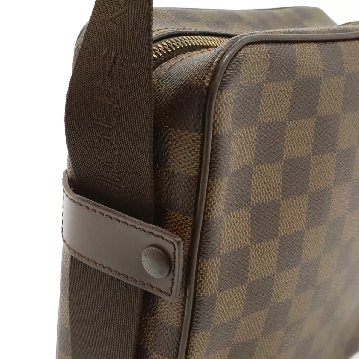 Louis Vuitton Damier N41442 Shoulder Bag Check Canvas Brown Unisex #BLB2635