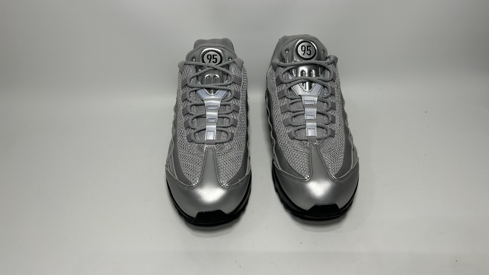 [TARIFF-FREE] Nike Air Max 95 SE Big Bubble Metallic Silver Mens Size 10.5-11-12