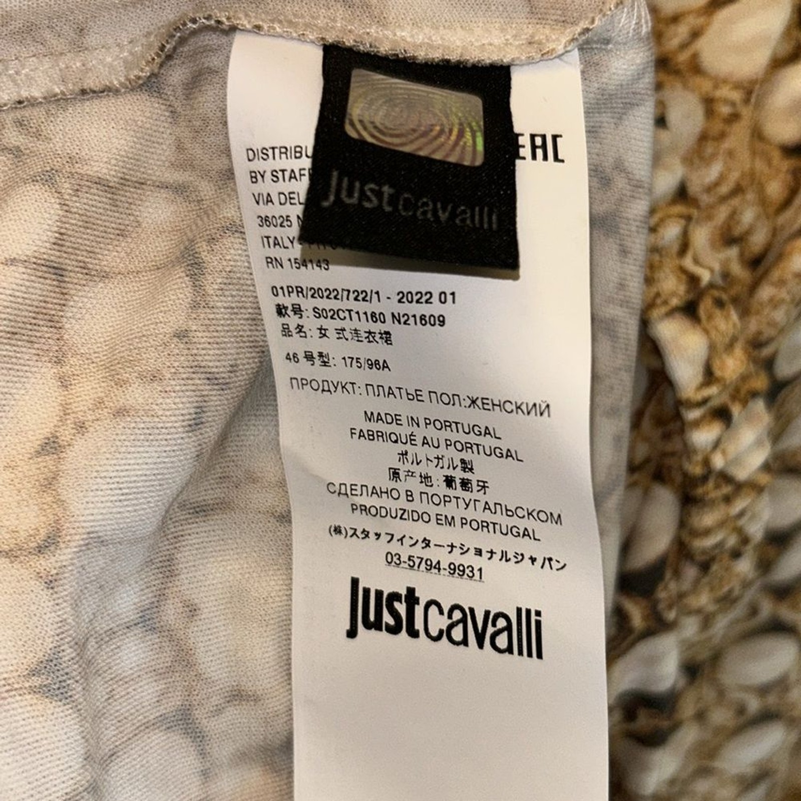 Roberta Cavalli Just Cavalli Archive Print Dress Large 10 IT 46