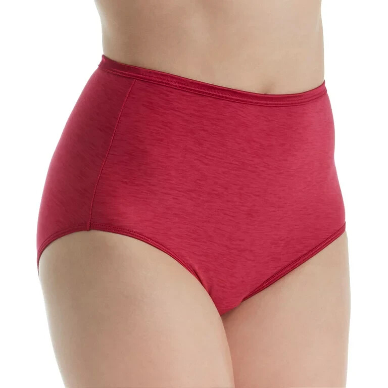 4 pairs VANITY FAIR Brief ILLUMINATION 13109 Panty Mixed Colors Size – 10 / 3XL