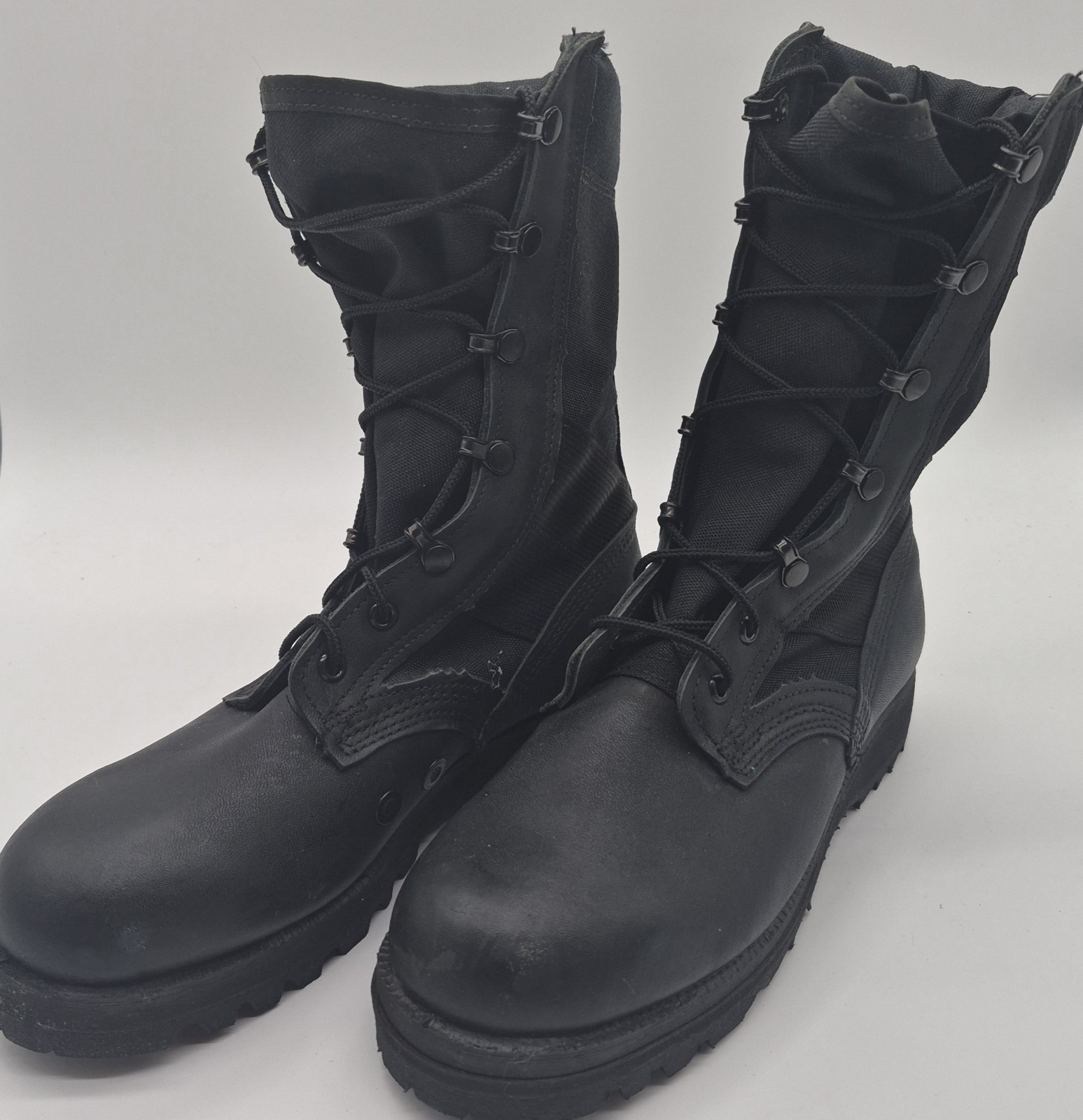 Military Spike Protective Jungle Black Boots Men 6W Hot Weather 8430-01-515-1381