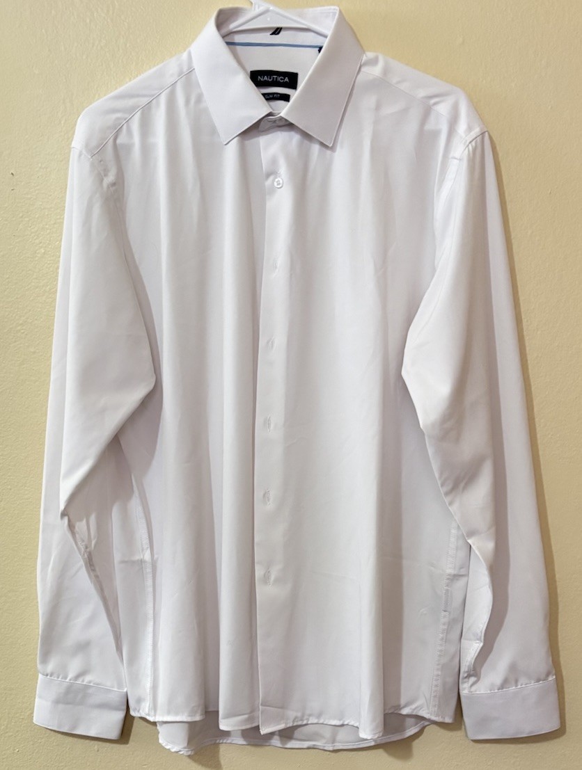 White Slim Fit Formal Shirt