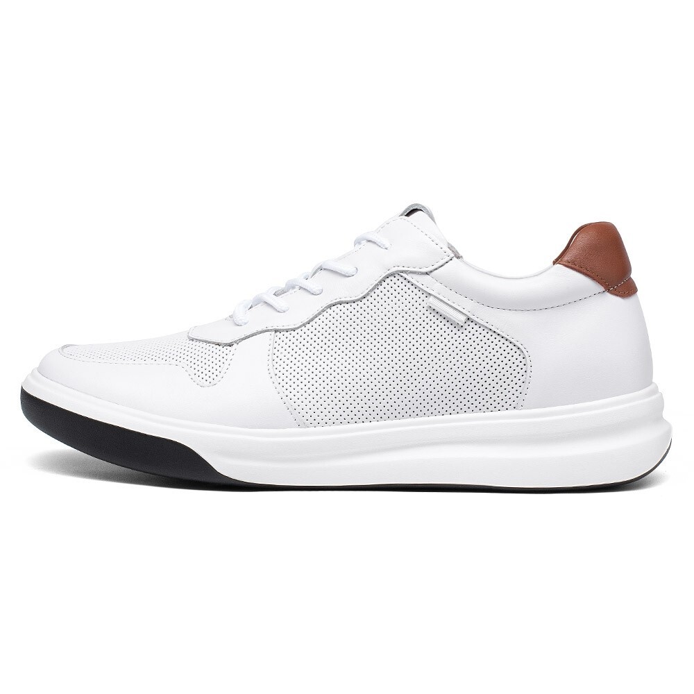 us11.5 CHAMARIPA 6cm/2.36inches elevator shoes men white Height Increase sneaker