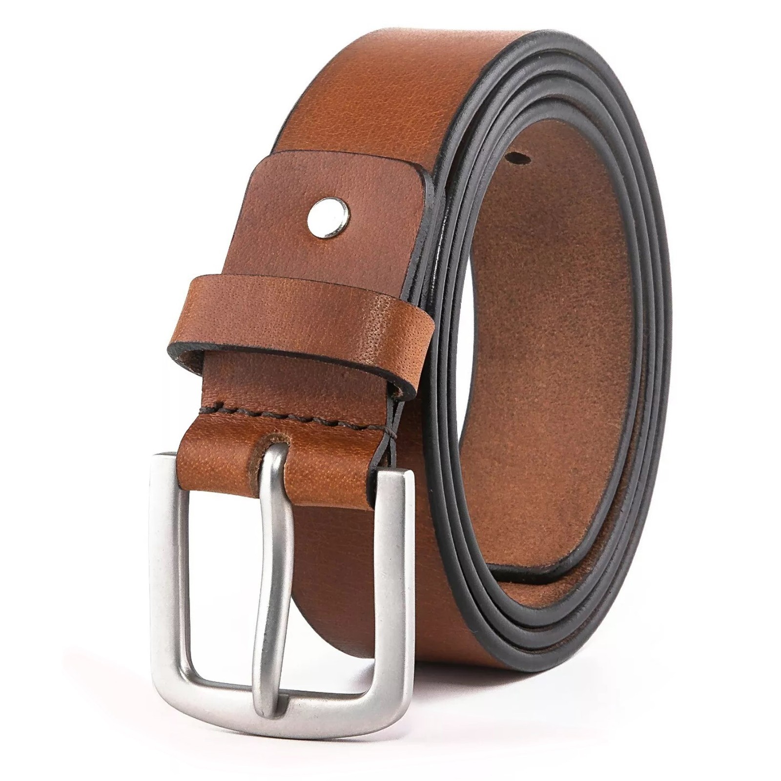 New Men’s belts,Full Grain Genuine Leather Casual Dress Jeans Belts for Men