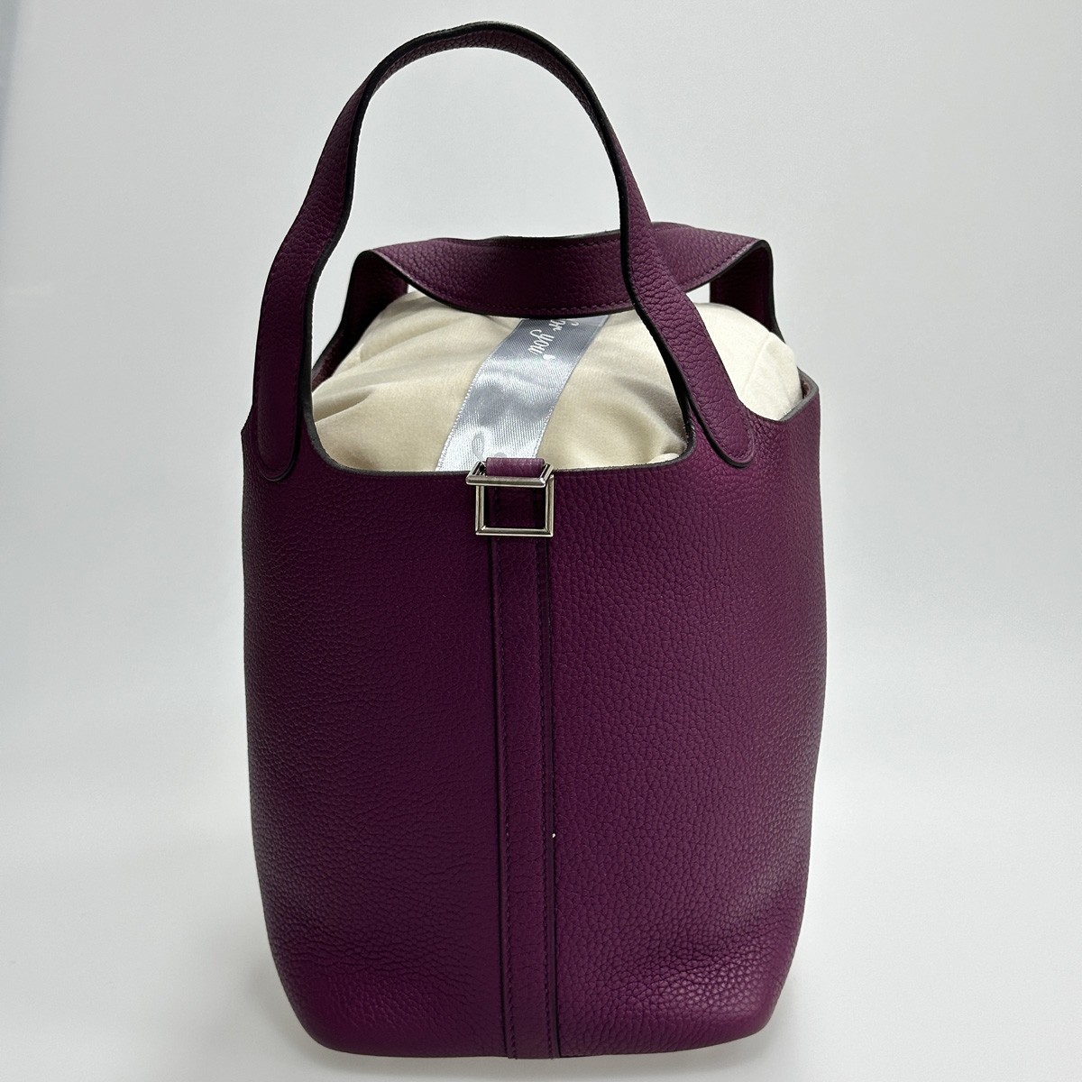 Hermes Picotin Lock 18 Anemone Purple Taurillon Clemence Palladium Hardware