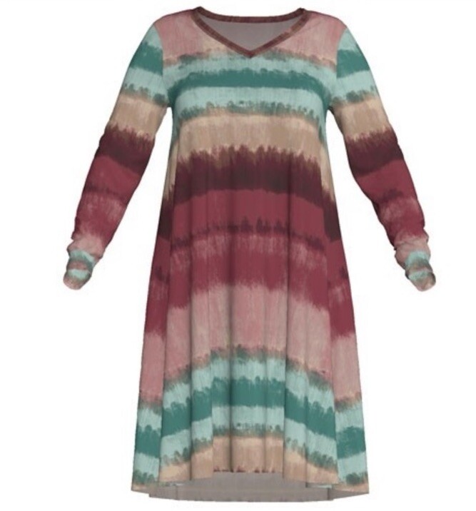 NWT LuLaRoe Medium Emily Dress – As Pictured