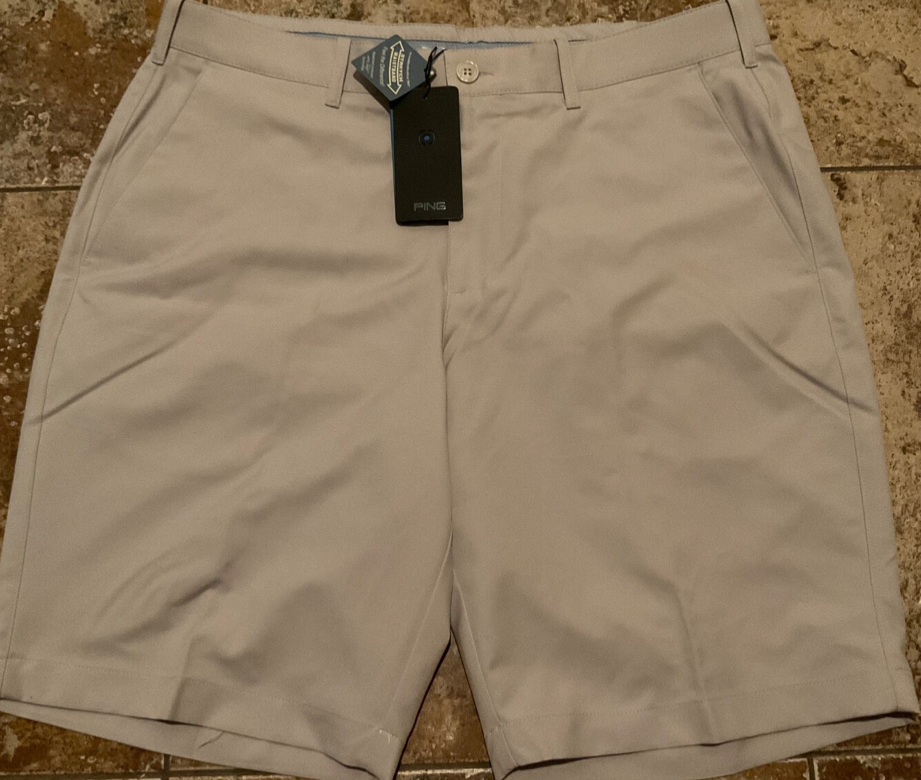 PING HENDRICK SHORT GOLF PERFORMANCE ( MENS 36 ) ASH MARL NWT