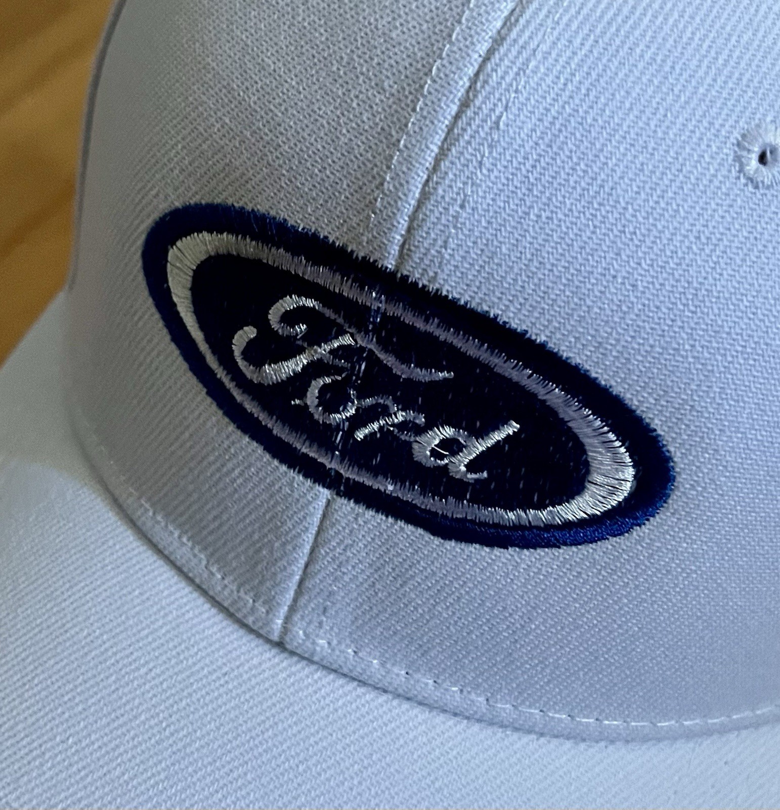 Auto Ford Embroidered Symbol Baseball Cap(white) Hat Men Women Outdoor Sports.