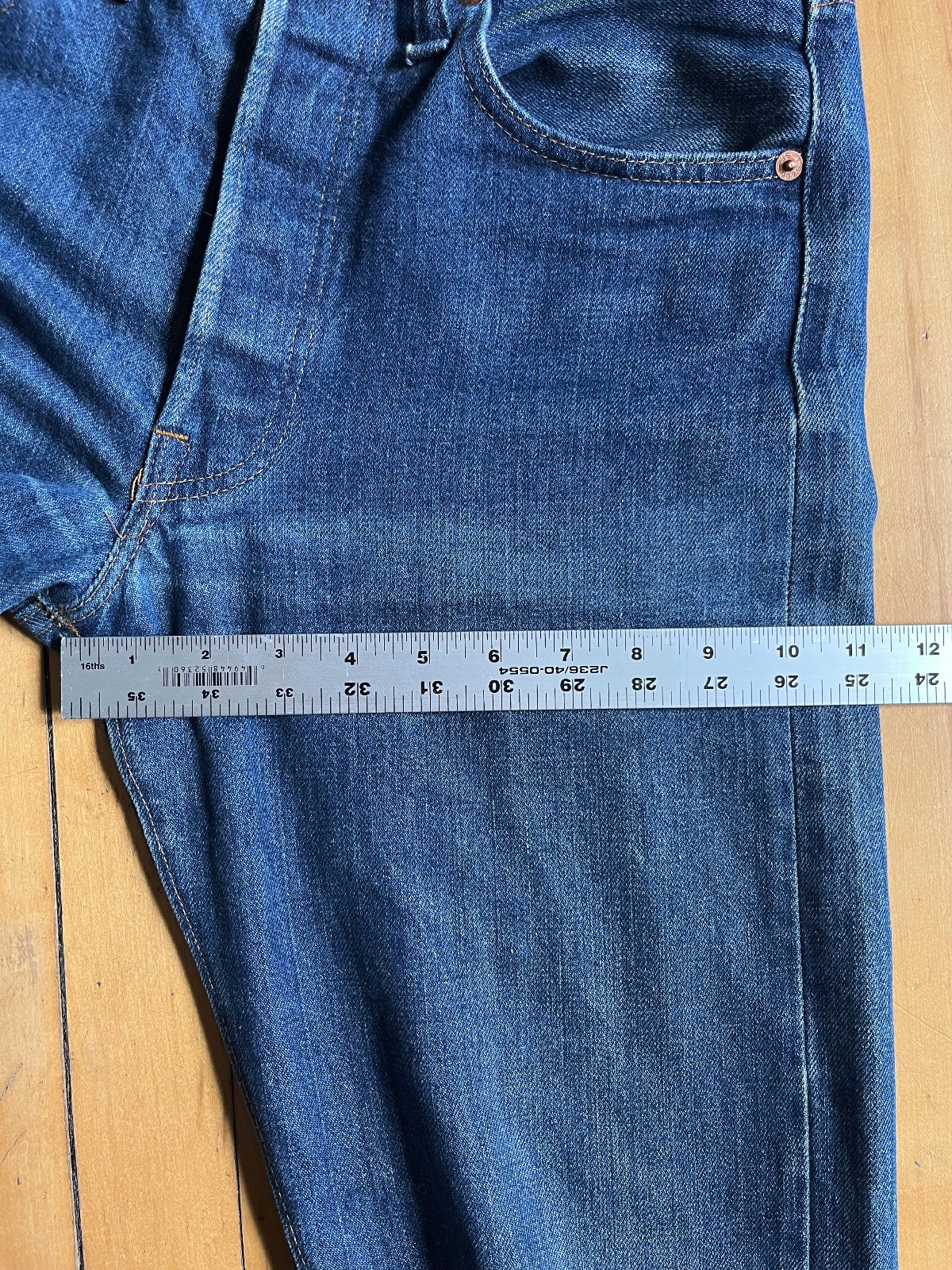 Vintage 1970s Levi’s 501XX Selvedge Denim Jeans Dark Wash Made in USA 30×32.25