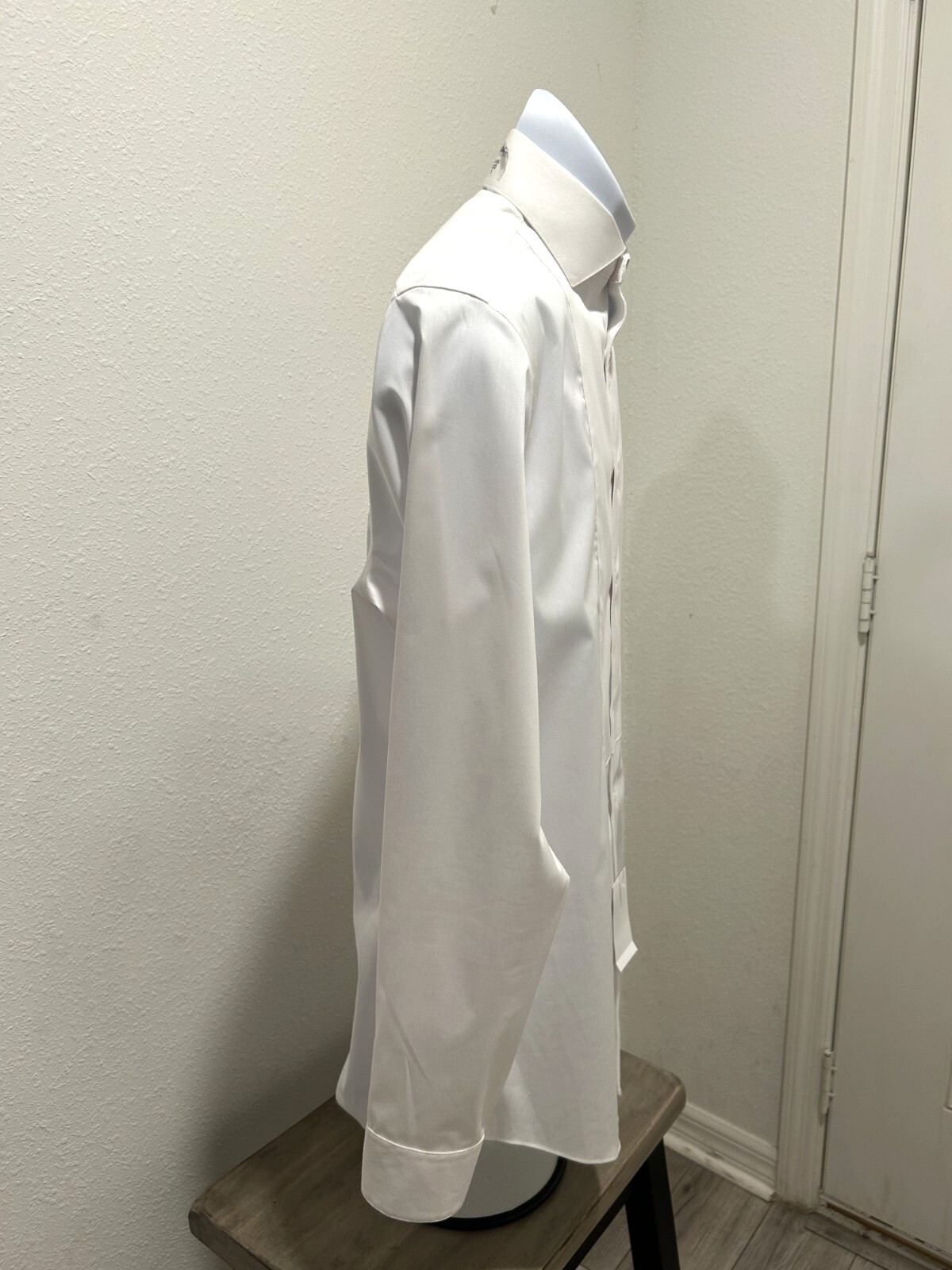 Calvin Klein Mens Regular Fit Stretch Wrinkle Free Shirt White Choose Your Size