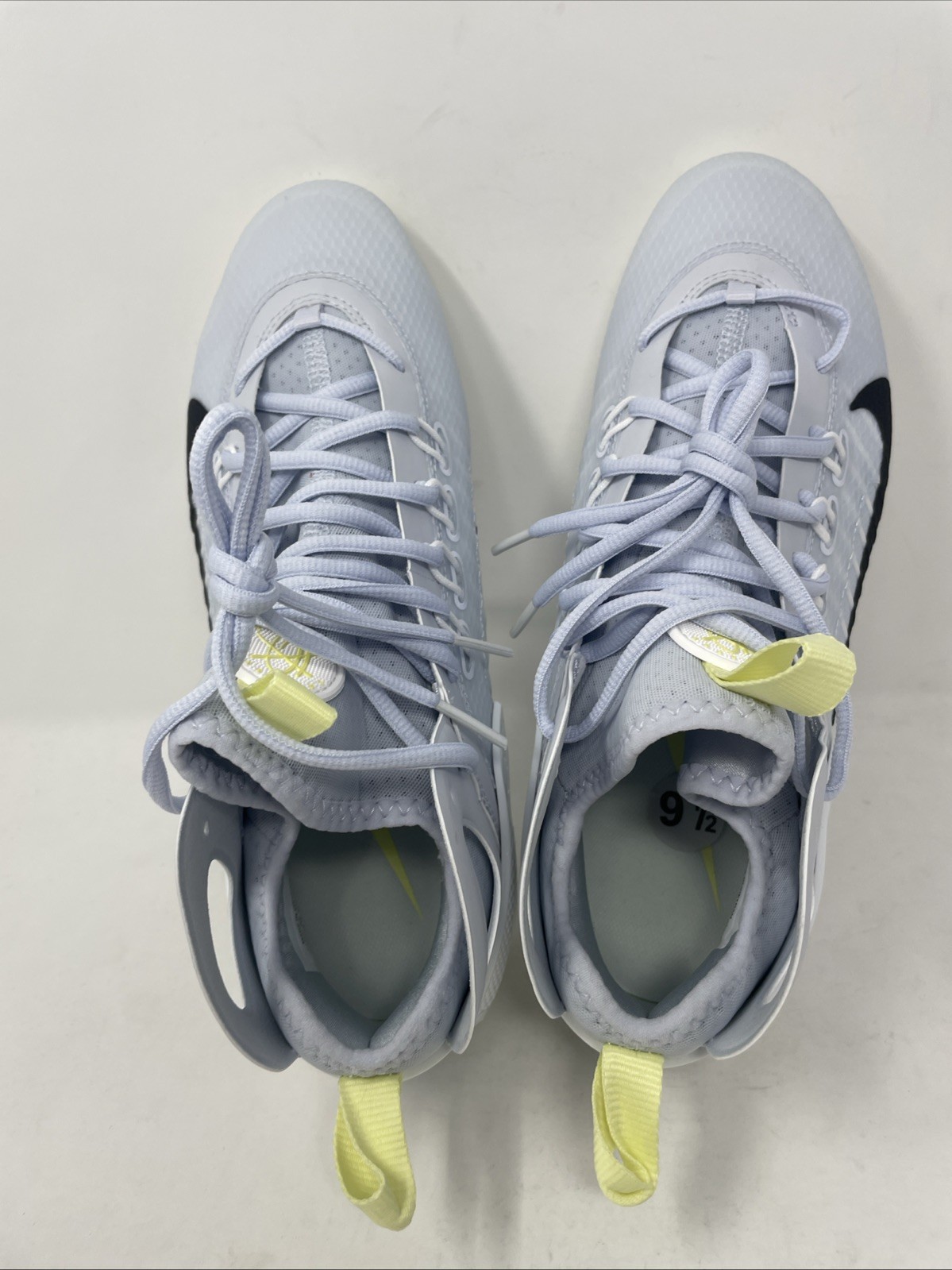 Nike Huarache 9 Elite Mid Lax SE Grey Lacrosse Cleats Men’s Size 9.5 NWOB