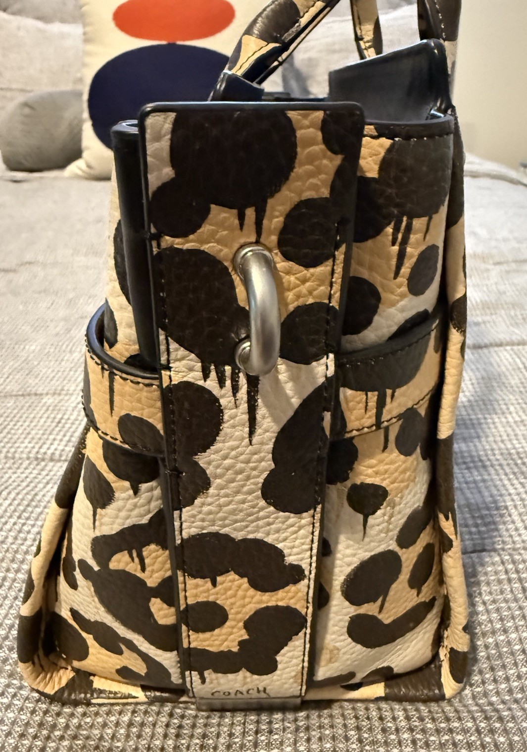 EUC Coach/Gary Baseman Wild Beast Swagger Medium Satchel w/Detachable Strap