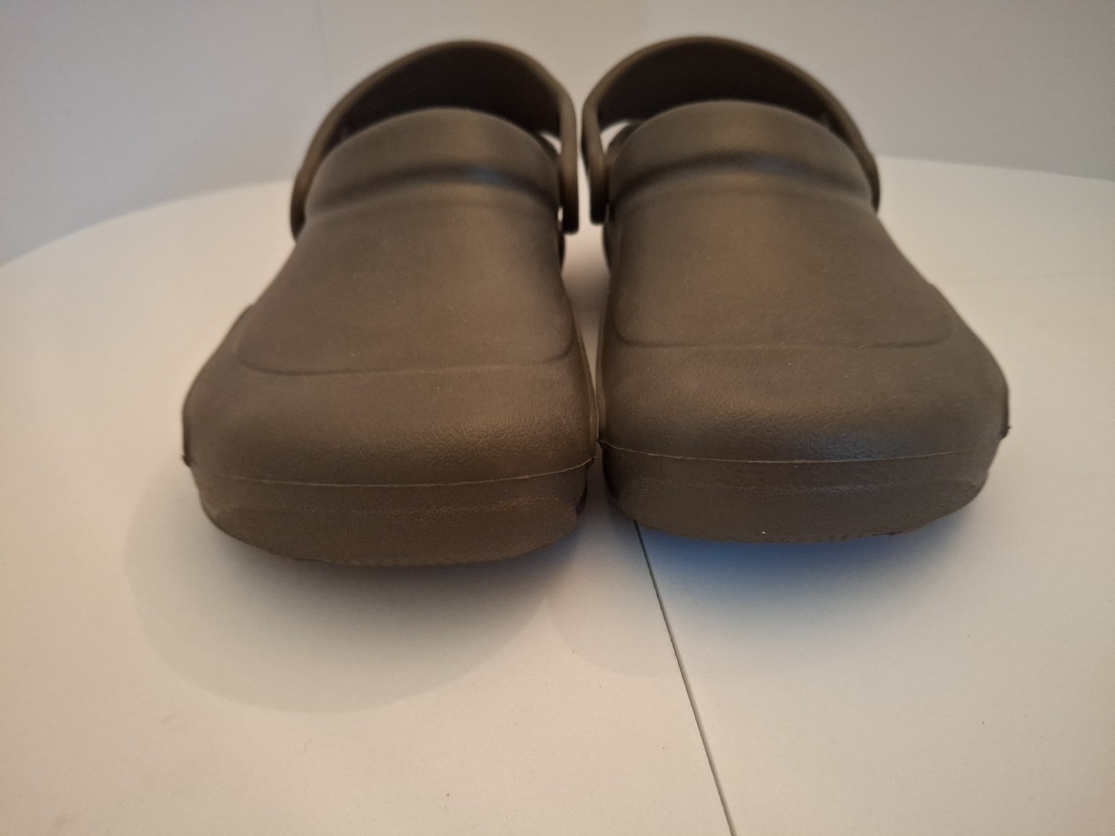 Olive Green Crocs In Excellent Condition M3 W5