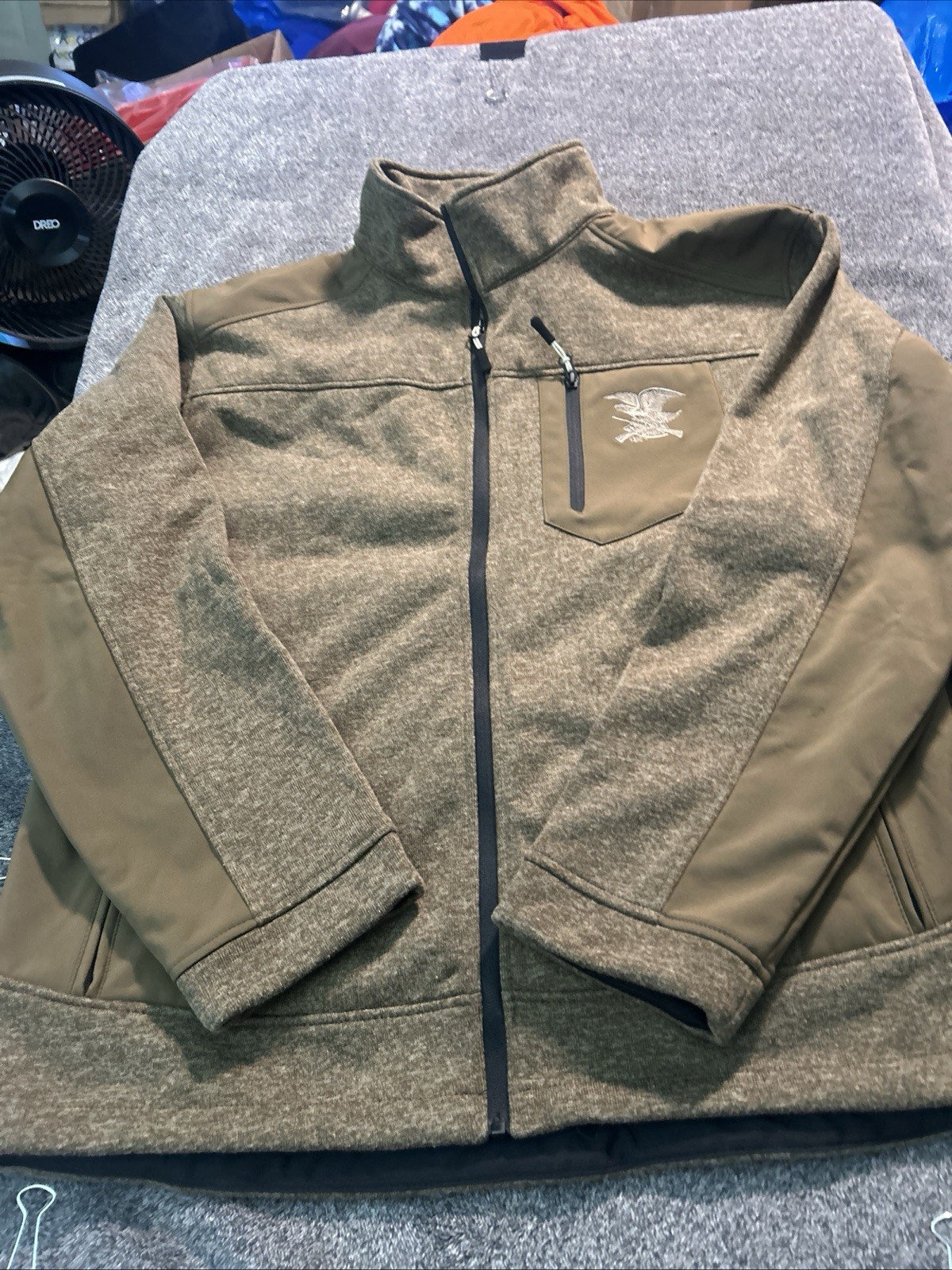 NRA Jacket Mens XXL 2XL Brown Lined Dakota Ridge Performance Full Zipper