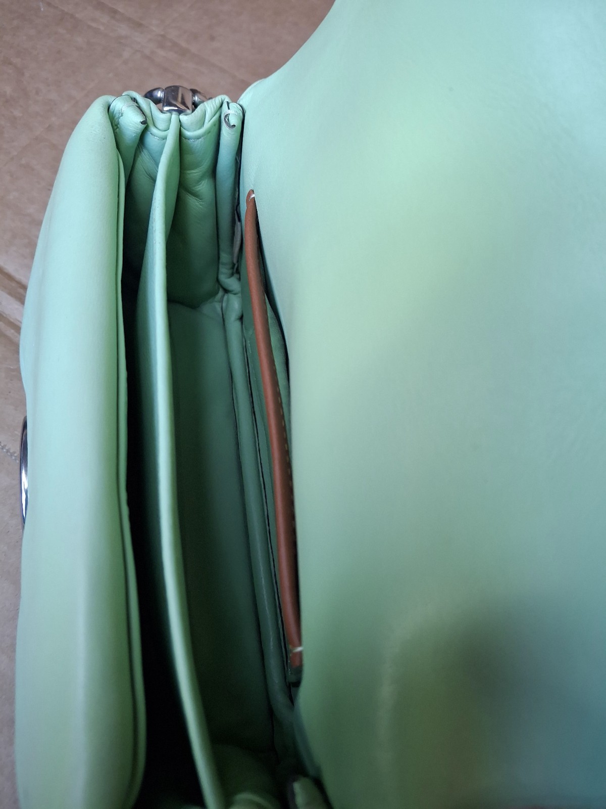 Coach Tabby 18 Pillow Leather Shoulder Bag in Pale Pistachio C3880