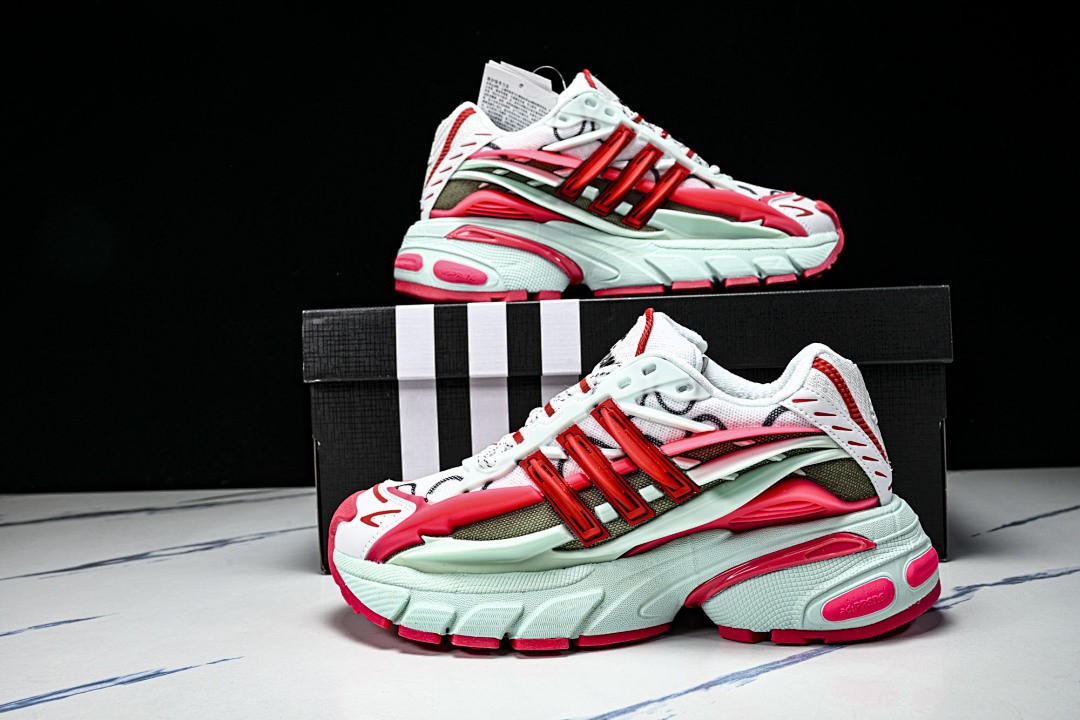 JP9273 ad**as Adistar Jellyfish Pharrell Williams Red/Mint Green Shoes Size 4-13