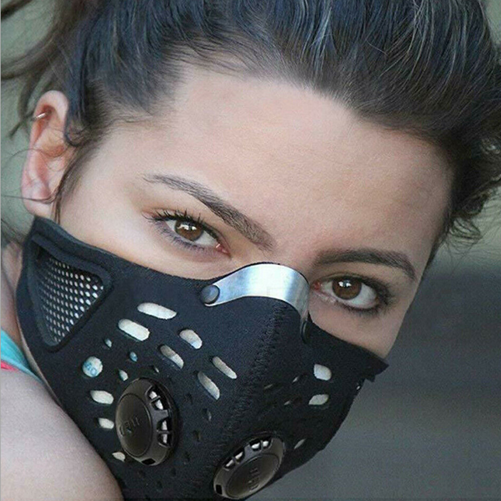 Anti Pollution Face Mask with Activated Carbon Filter Military Grade Protection