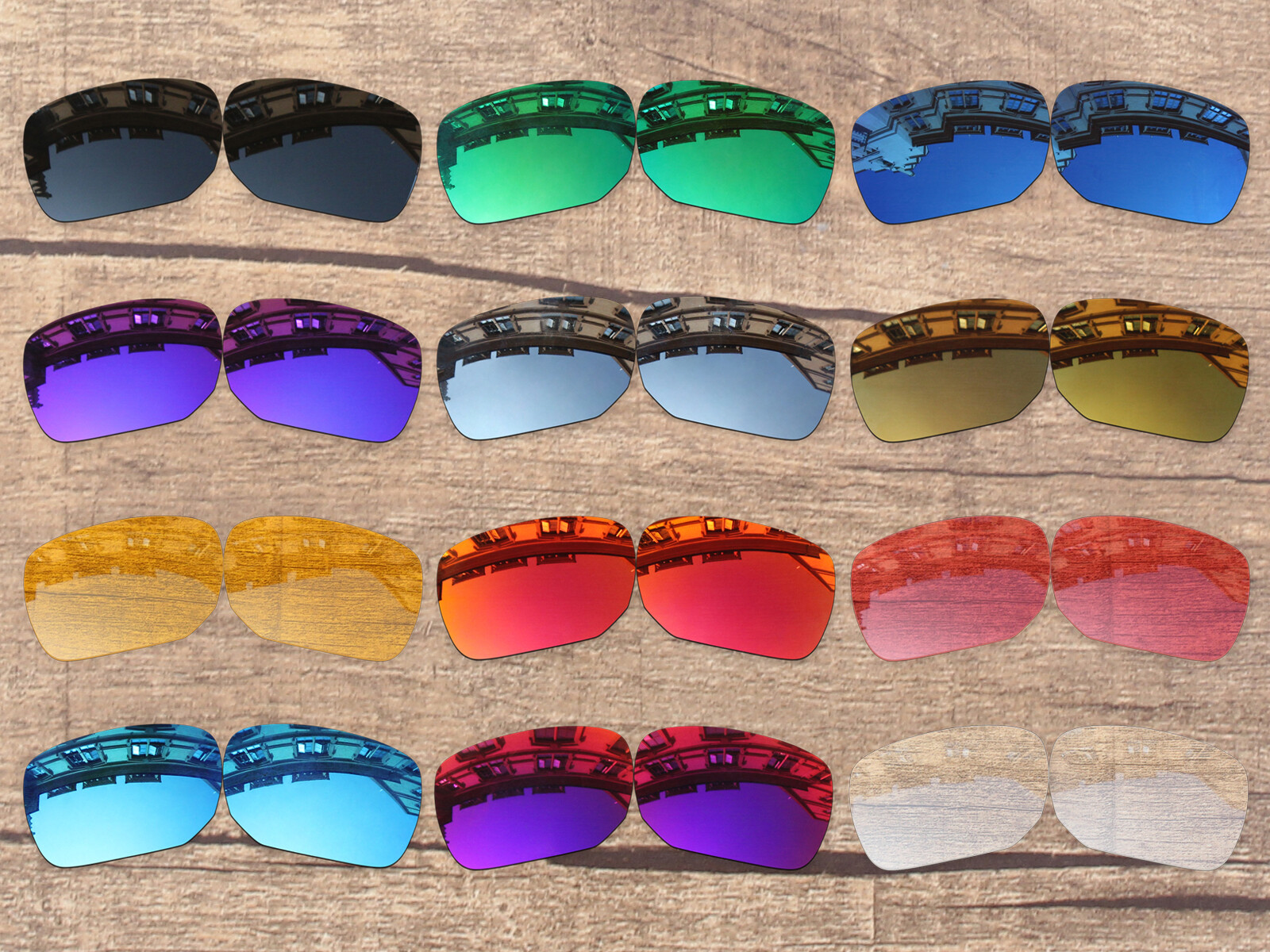 Vonxyz Polarized Replacement Lenses for-Oakley Ejector OO4142 – Options