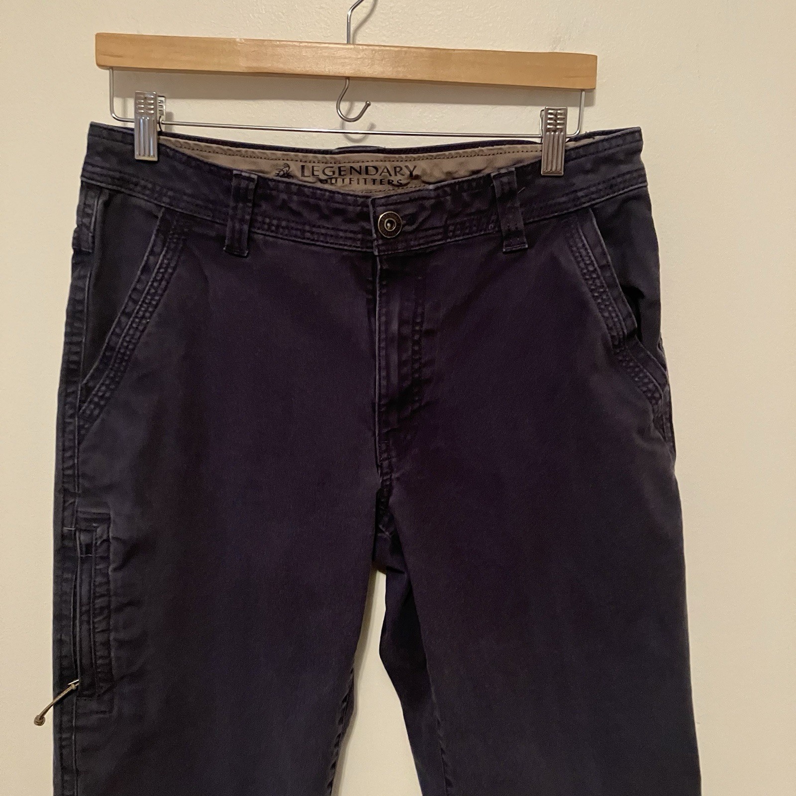 Legendary Outfitters Men’s Stretch Canvas Pants 32×30 Blue Outdoor Gorpcore