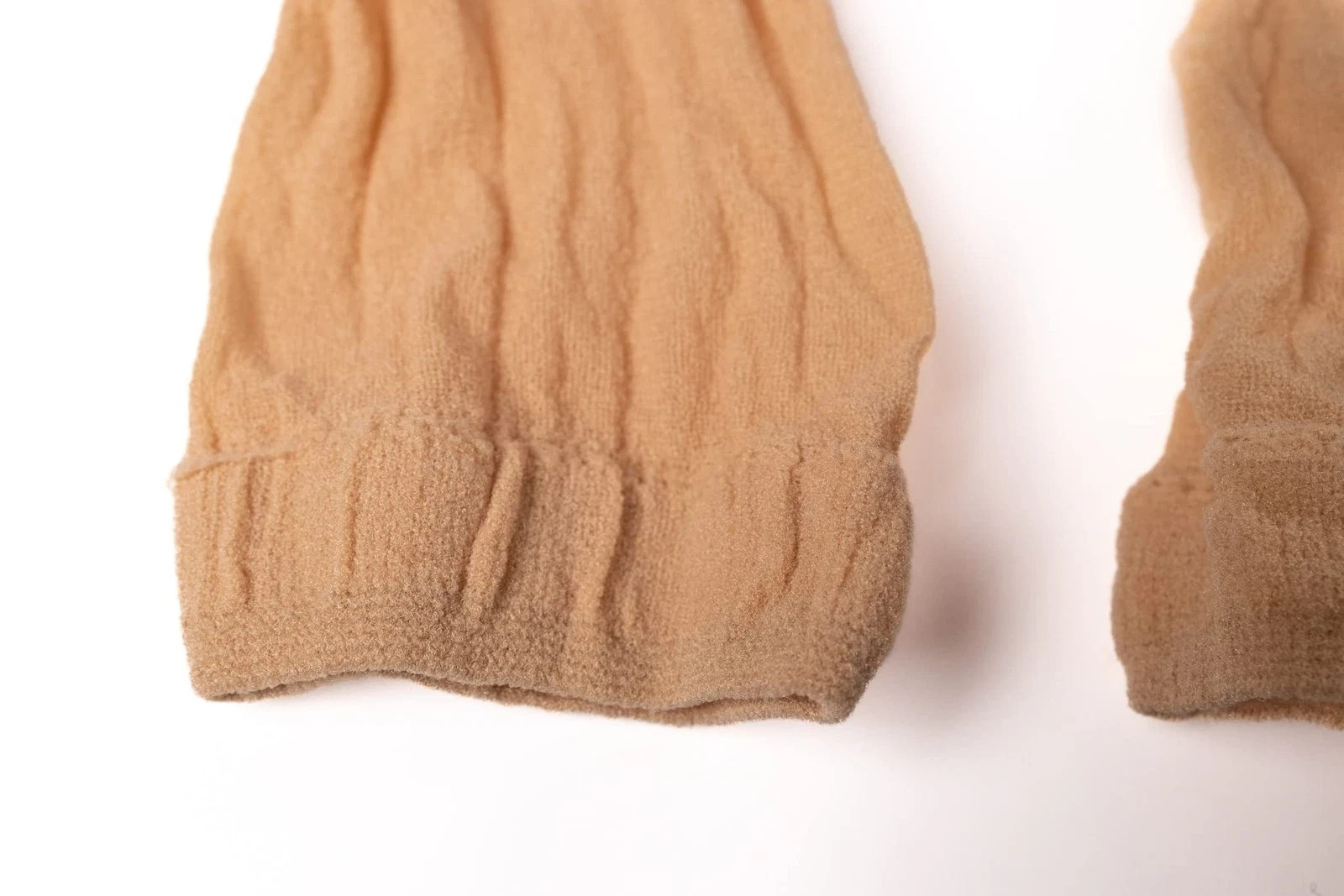 Disposable Nylon Socks for Women, 72 Pairs Tan Footies