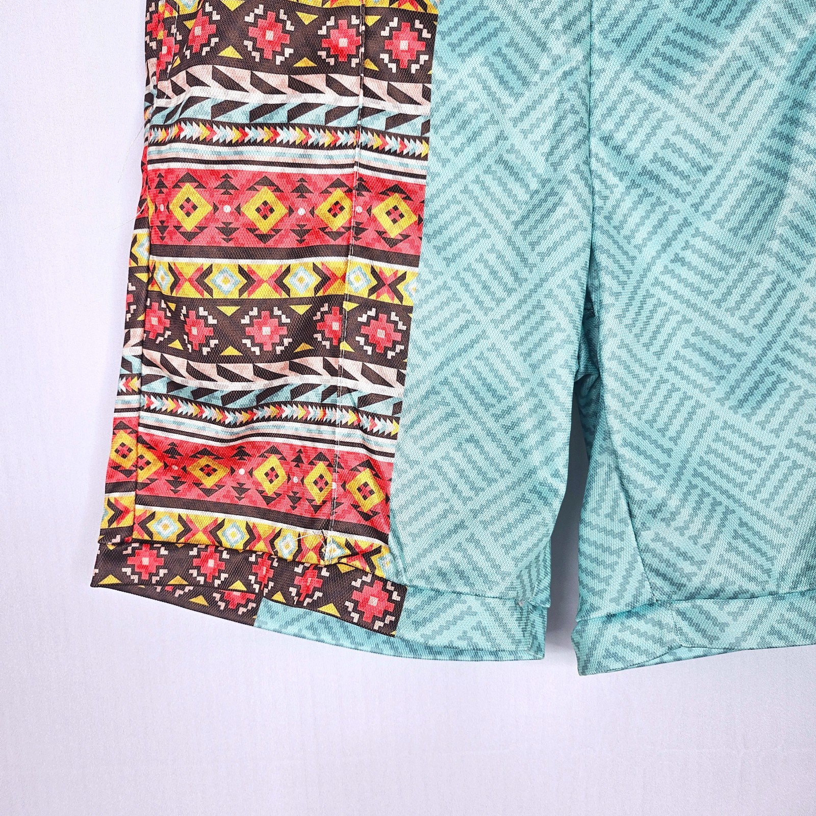 DUVAL Men’s Cabana Shirt Shorts Set Size S Tropical Resort Vacation NWOT