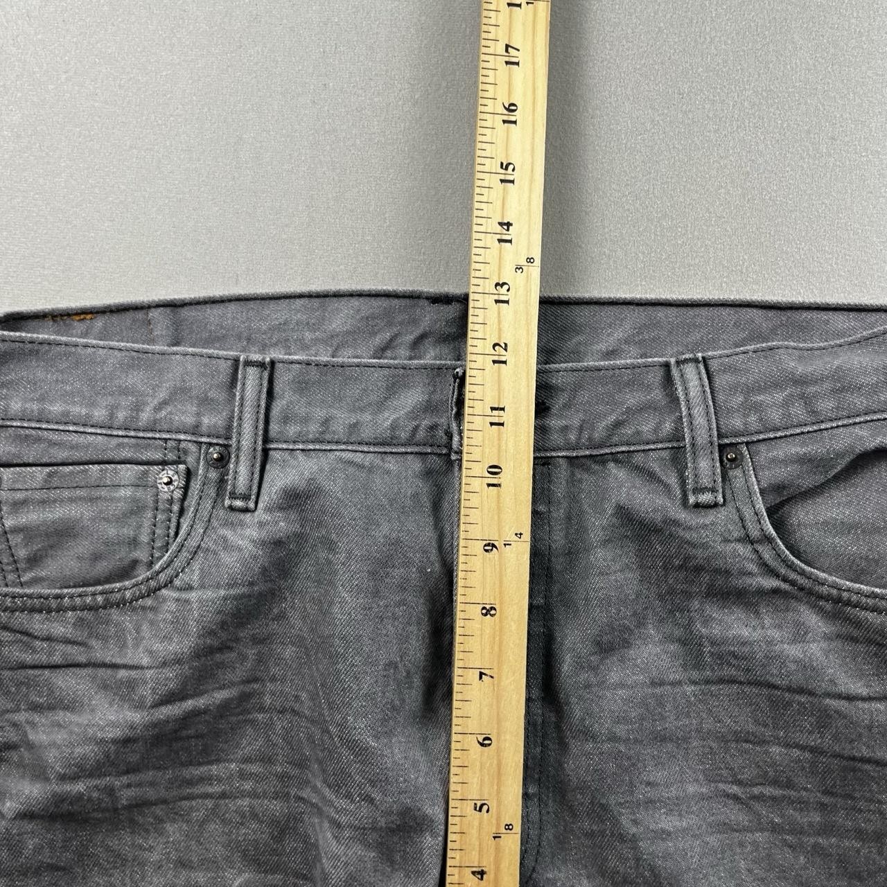 Levis 501 Jeans Mens 36×30 Gray Denim Original Straight Button Fly Charcoal Wash