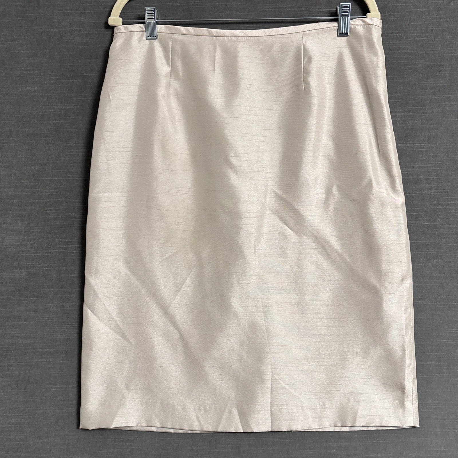 Nicolette Skirt Suit 12 Champagne Ruffle Cream Shimmer Formal Mother Wedding