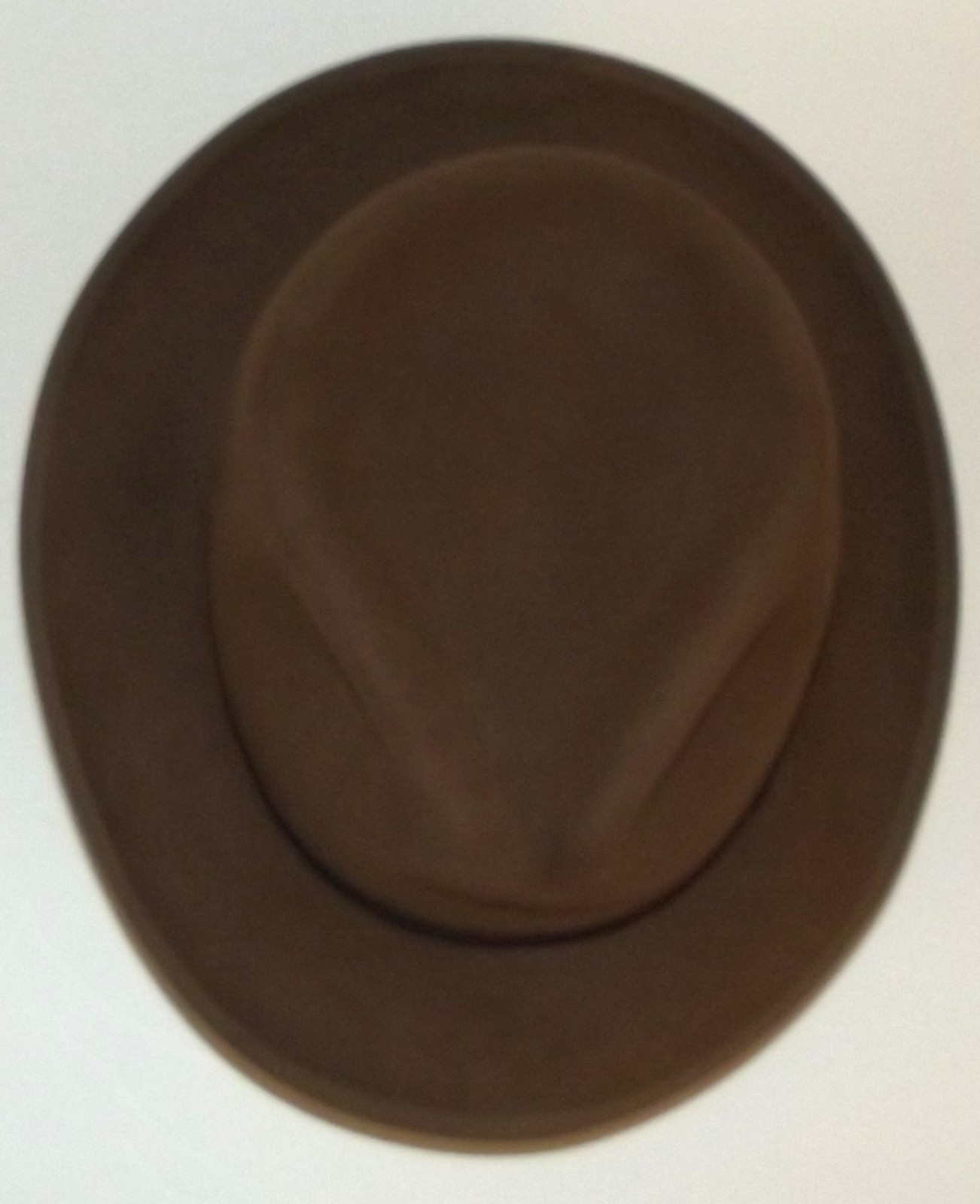 Vint Resistol Saddle Brown Explorer Fedora Style Hat -Size 7 AS IS -See Details