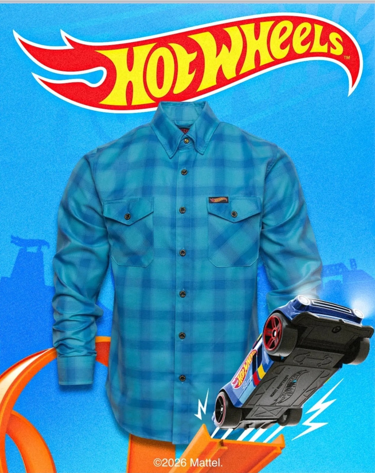 Dixxon Flannel Hot Wheels OG Flannel. Men’s X-Large – New With Tags ⭐️ PREORDER