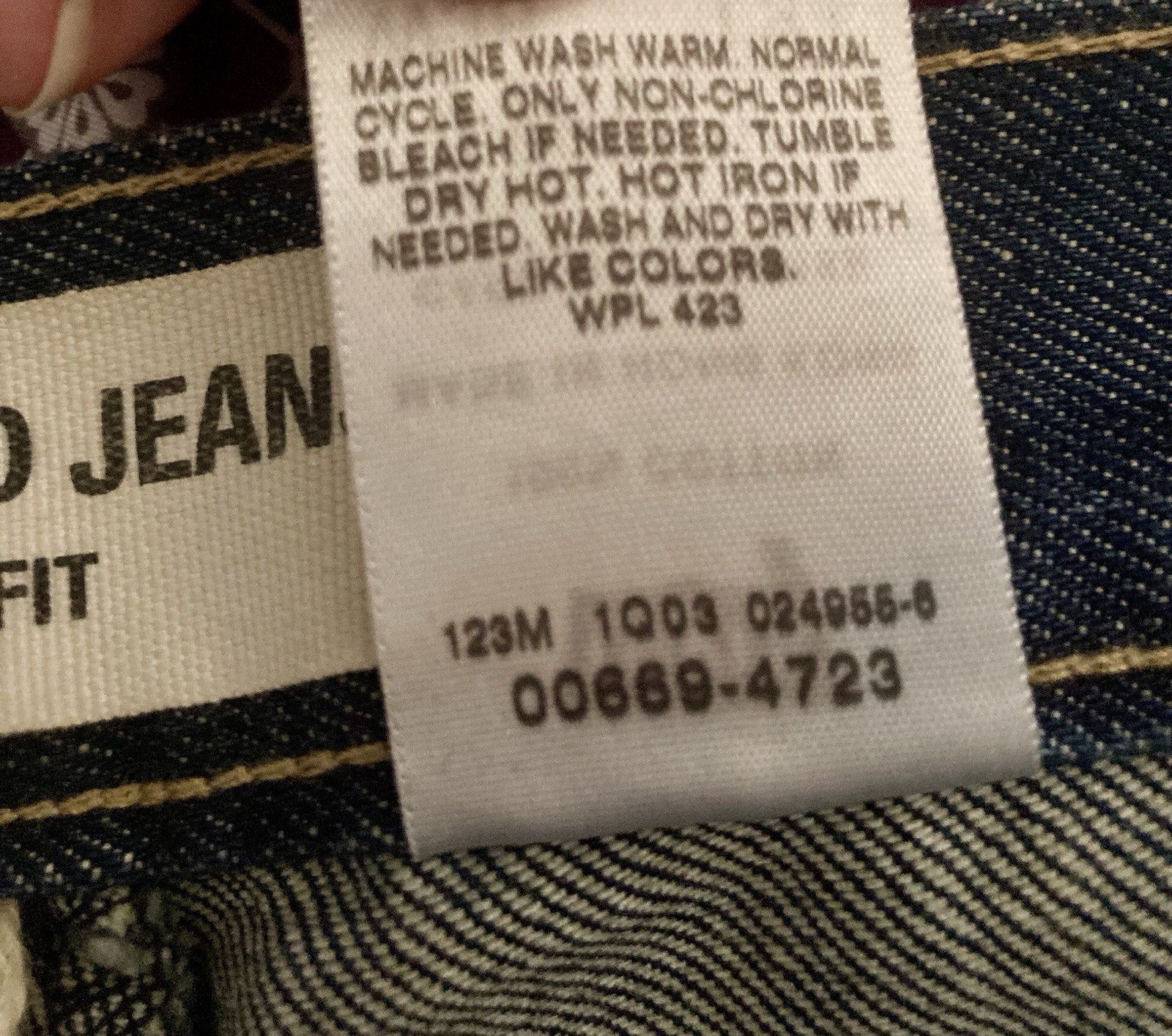 Vintage LEJ 2003 Y2K Levi’s Engineered Jeans Loose Flap Pocket W36x34 Grunge NWT