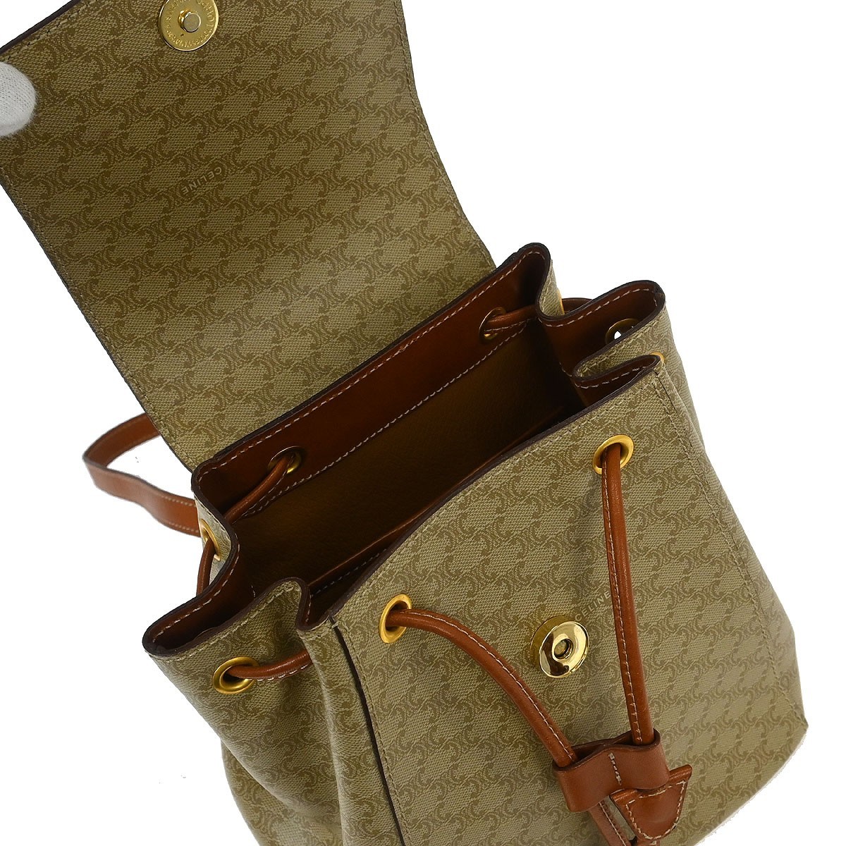 Celine Beige Macadam Backpack DM95* 155380