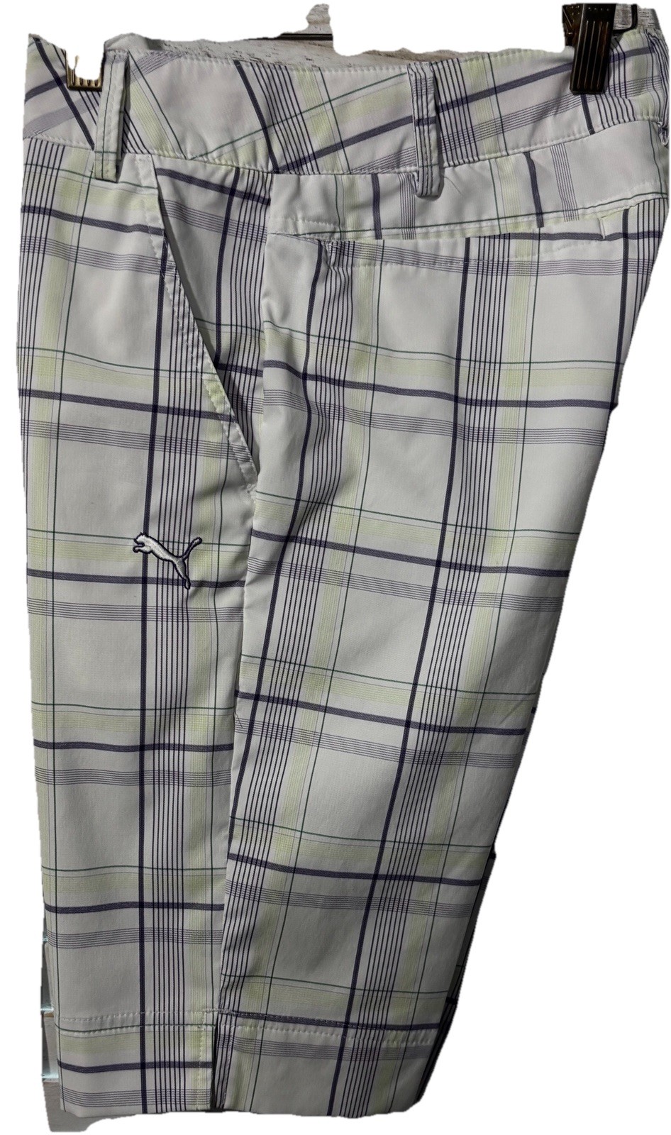 Preppy bermuda shorts women Cobra Puma Golf Shorts Plaid Sz 6 Timeless Resort