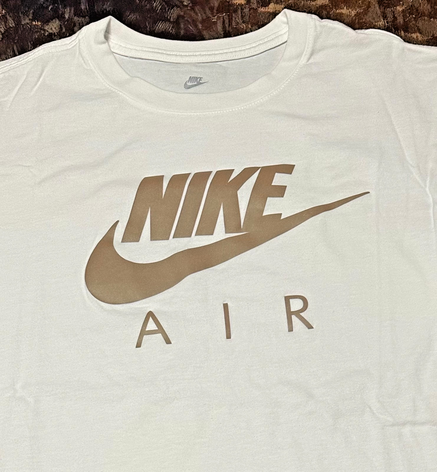 Nike Air Tshirt Mens Large with Bronze Swoosh