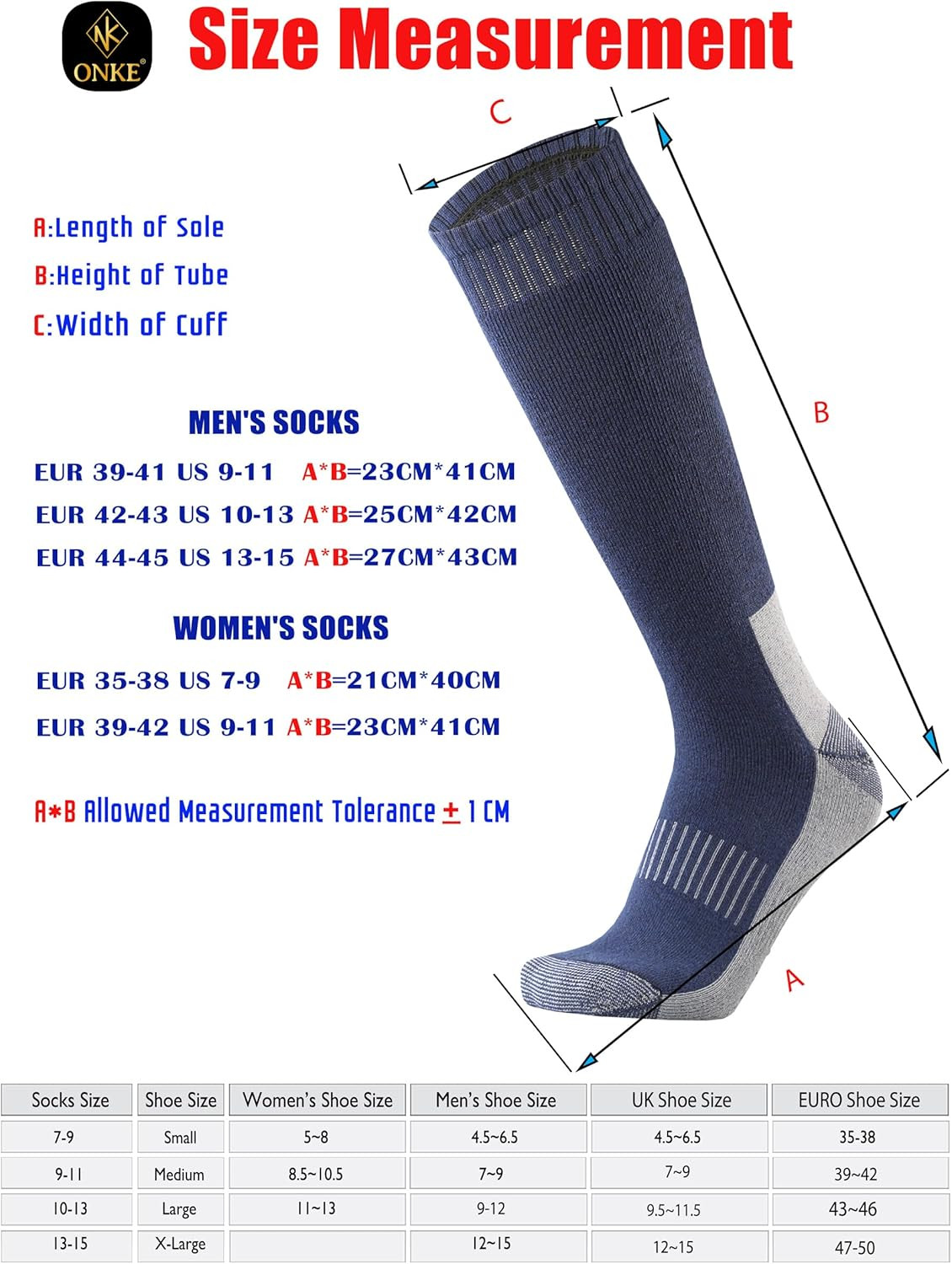Max Knee High Socks for Men – Steel Toe Work, Hiking & Hunting