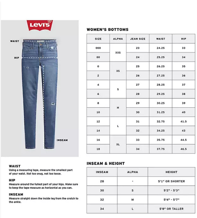 Levis Jeans Women 16 Short 33Wx30L Black Bloom 311 Shaping Skinny Mid Slimming